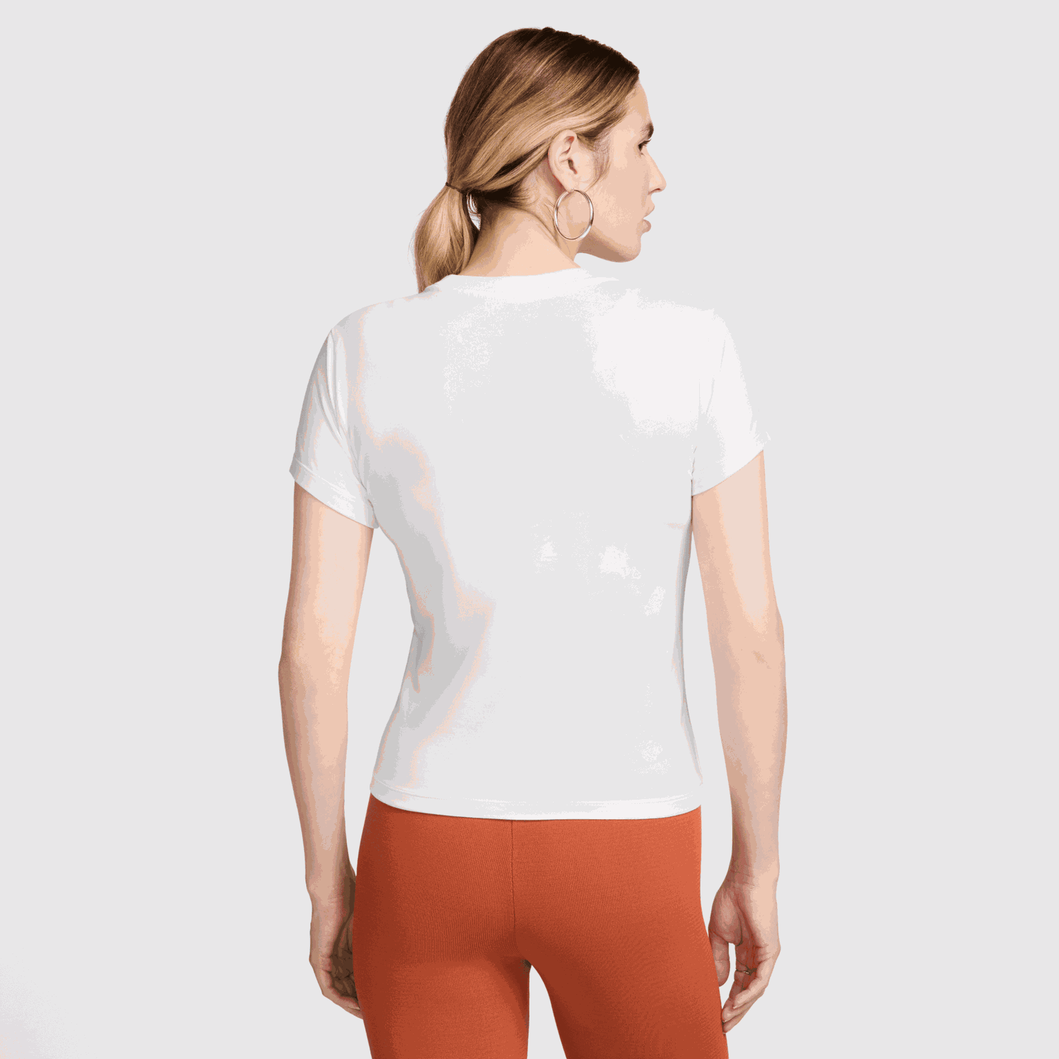  Tricou sport tricotat Chill pentru femei – Alb