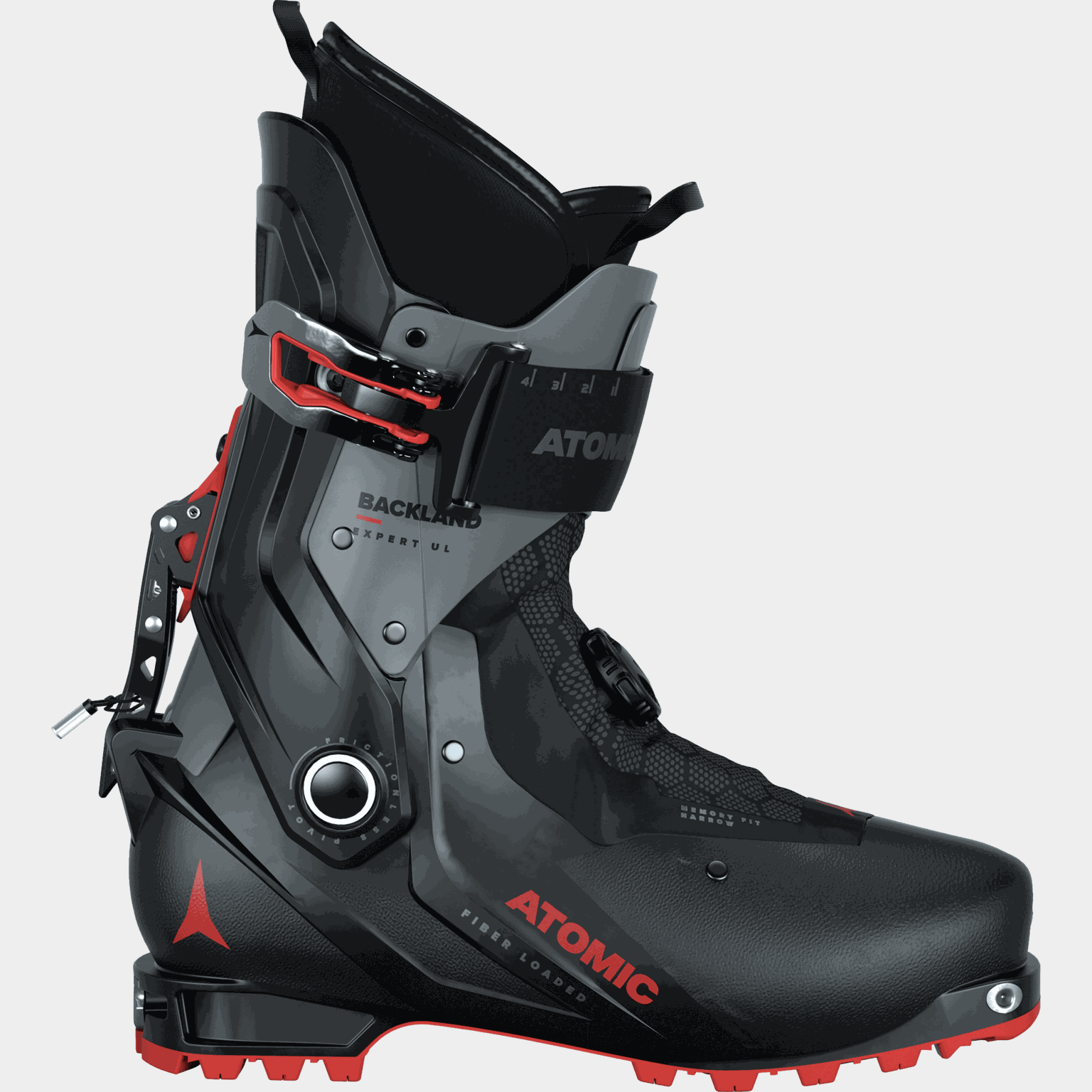  Botas de montanhismo masculinas Backland Expert UL 24/25, pretas.