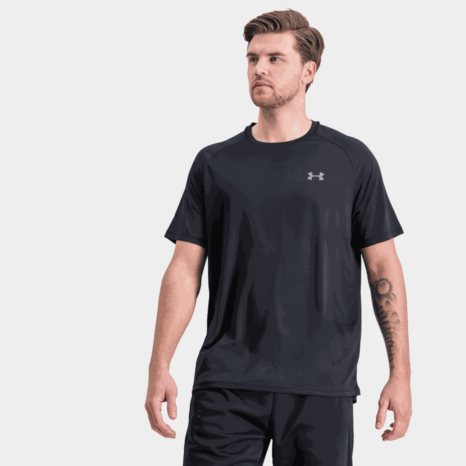 Tech 2.0 Short Sleeve Tee, t-skjorte, trening, herre - Svart