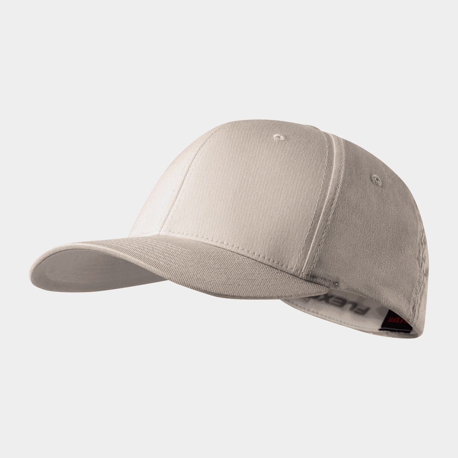  Unisex baseballpet van gekamde wol - Grijs