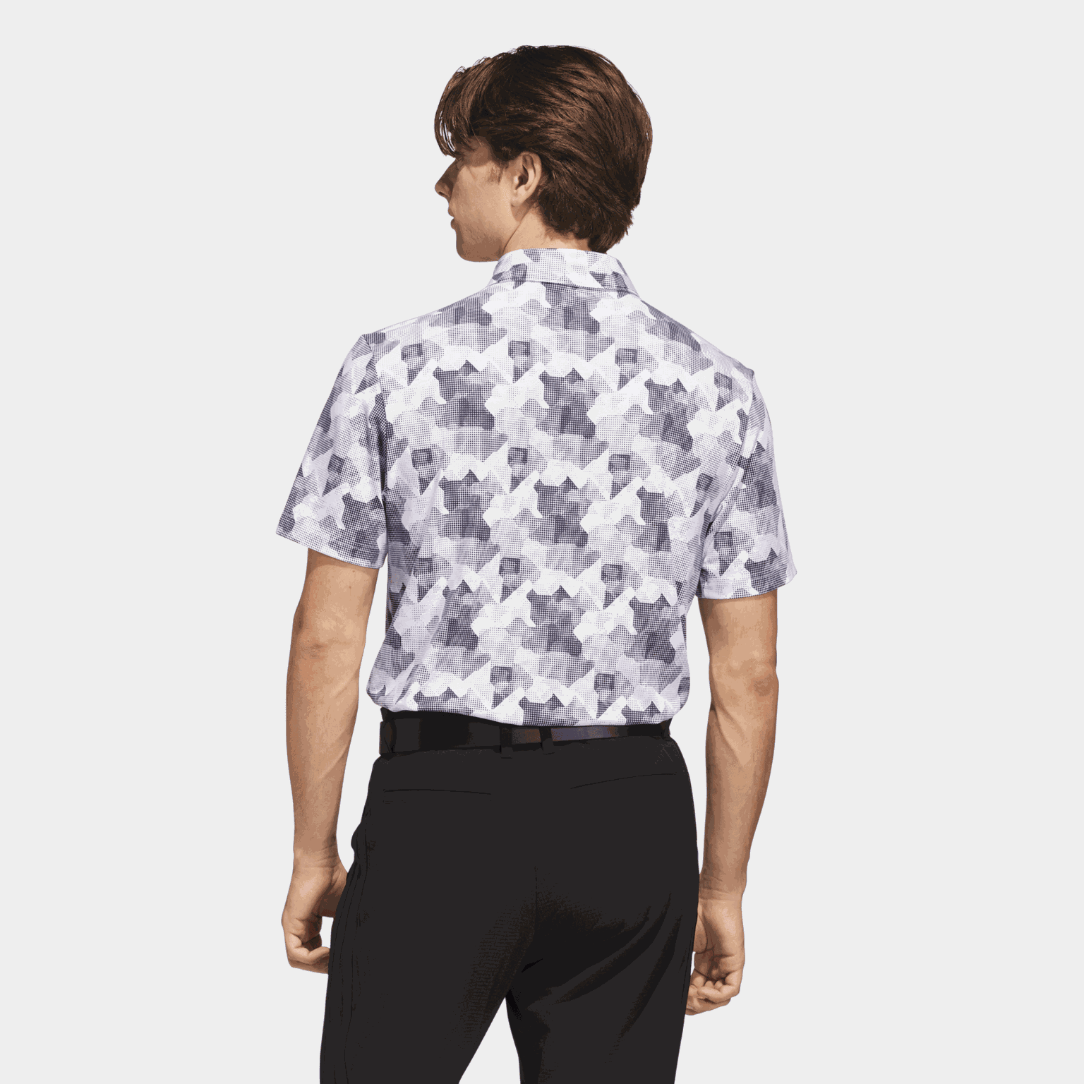  Polo shirt met print voor heren, perfect om in te golfen.