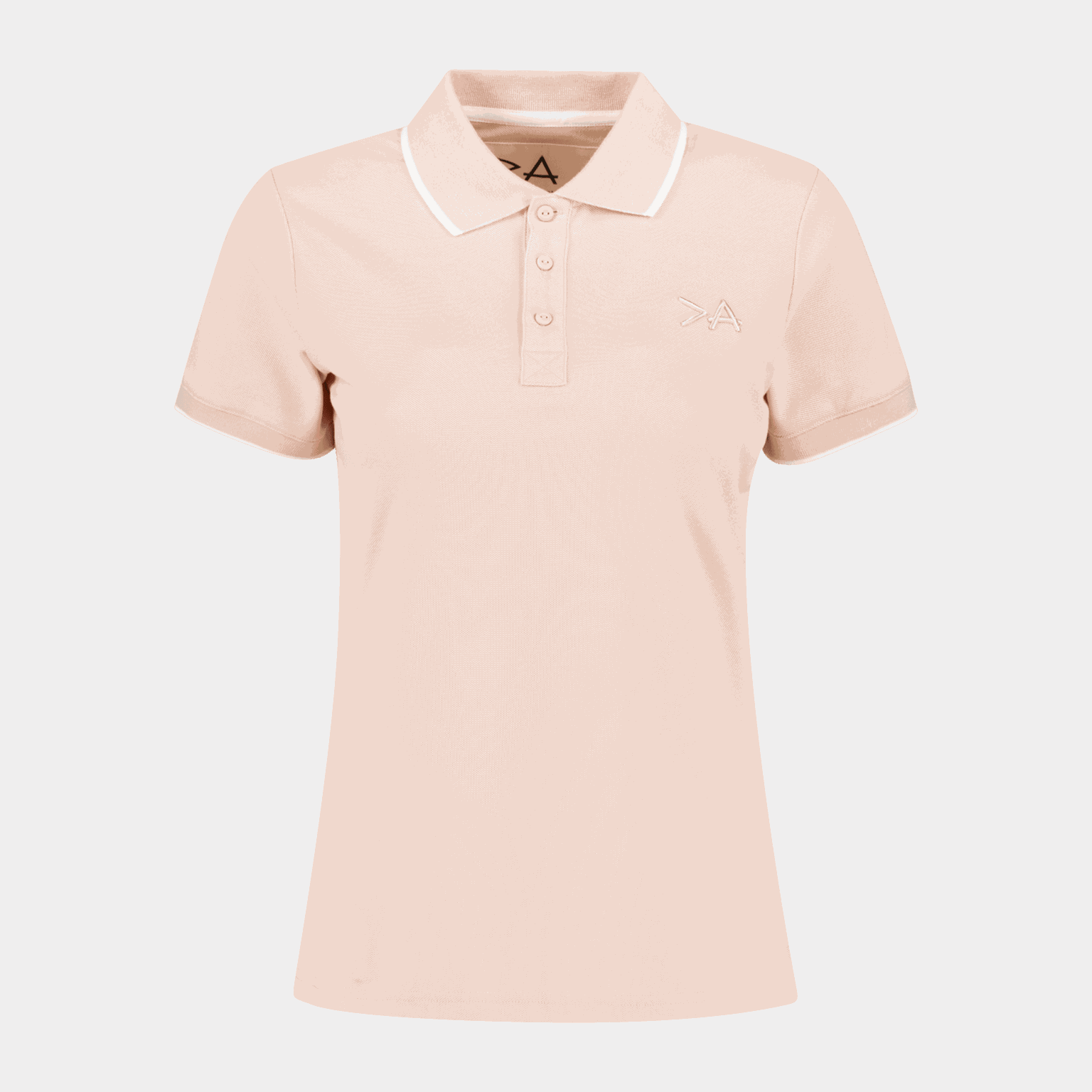  Polo Curve, damespoloshirt - roze