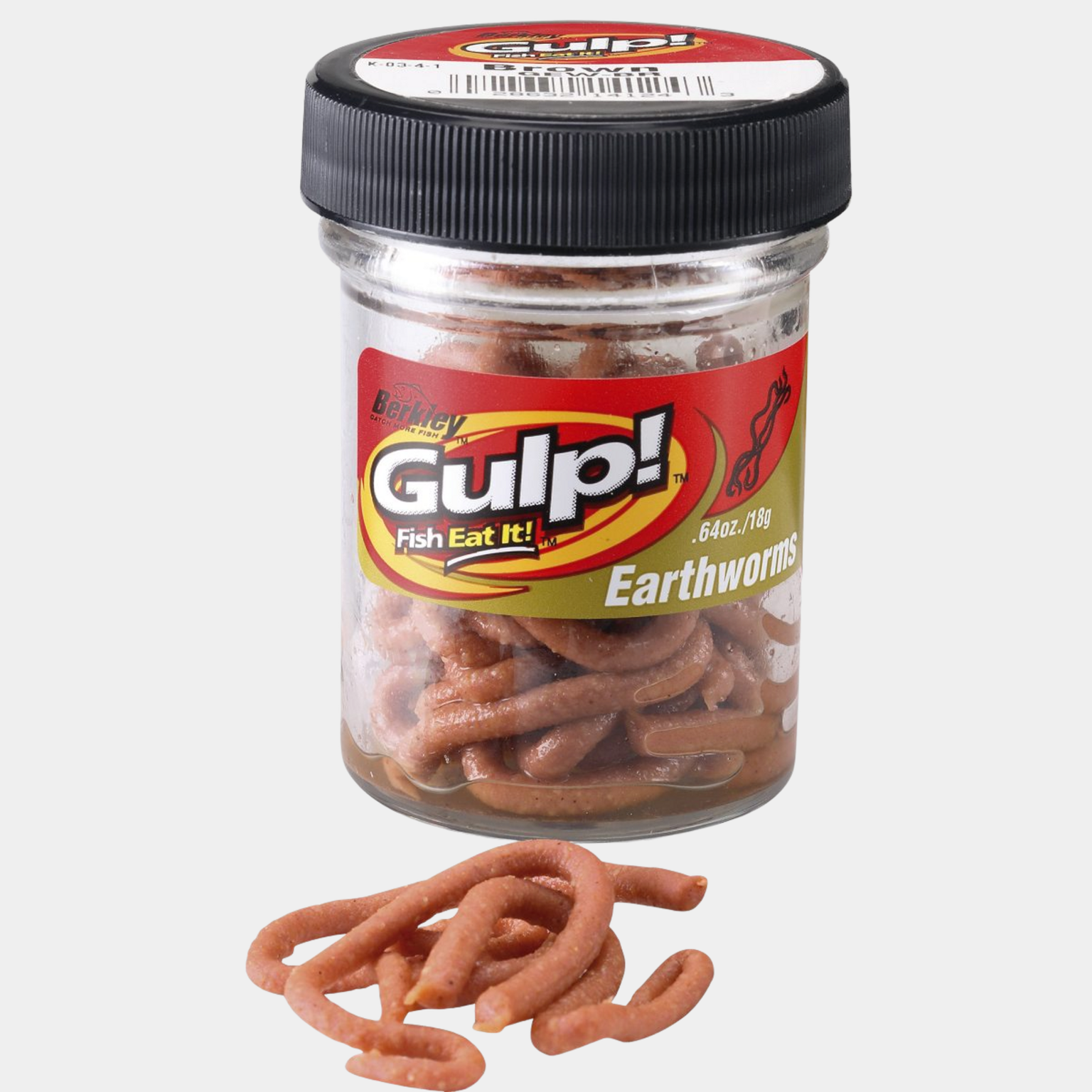  Slik! Regenworm 10 cm, natuurlijke bruine kleur -