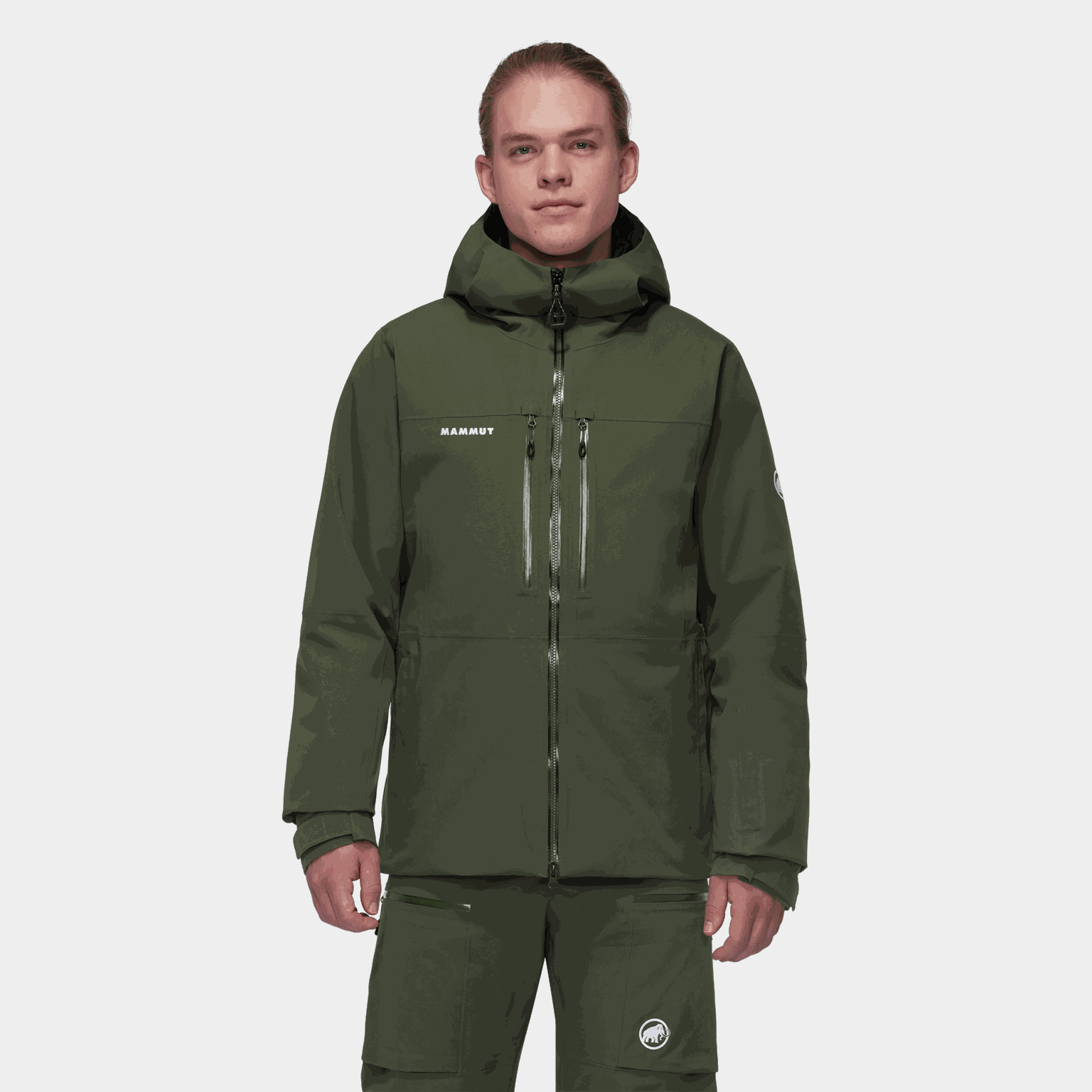  Veste Alpine Stoney HS Thermo à capuche M 24/25, Veste de ski, Veste alpine, Homme - Verte