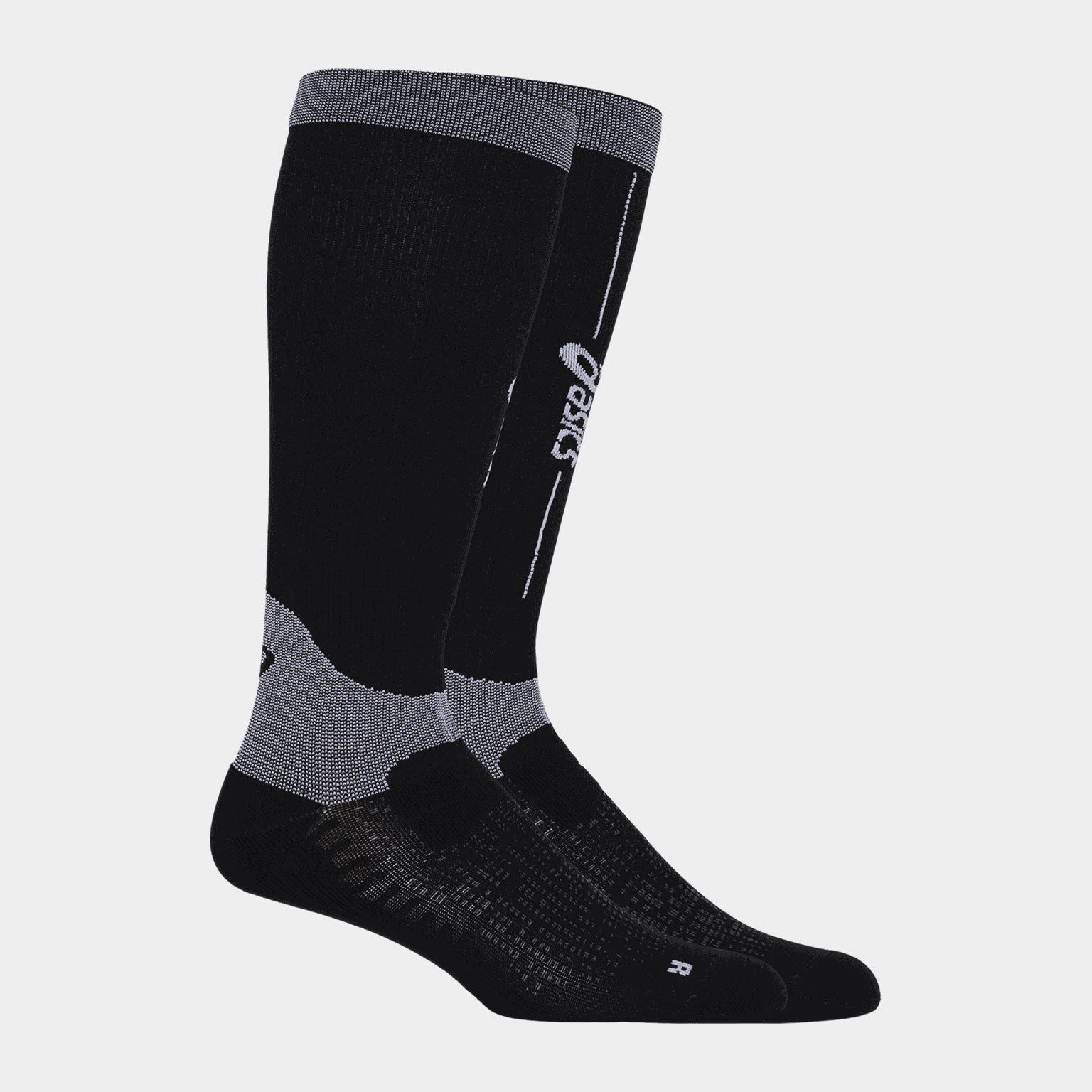  Performance Run compressie hardloopsokken, unisex - zwart