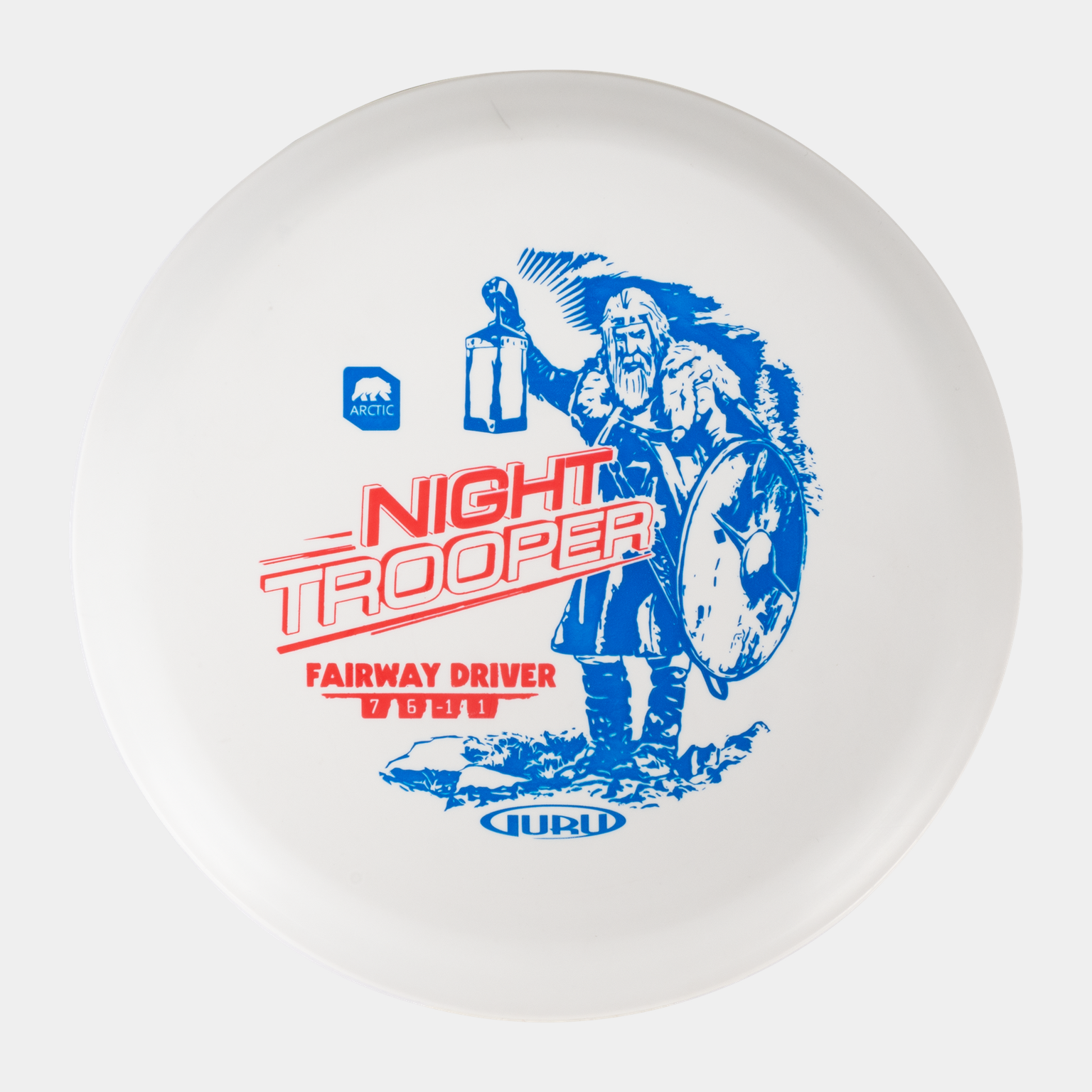  Dysk golfowy Arctic Line Driver Night Trooper, 150-165 g, do rzucania i gry w golfa frisbee.