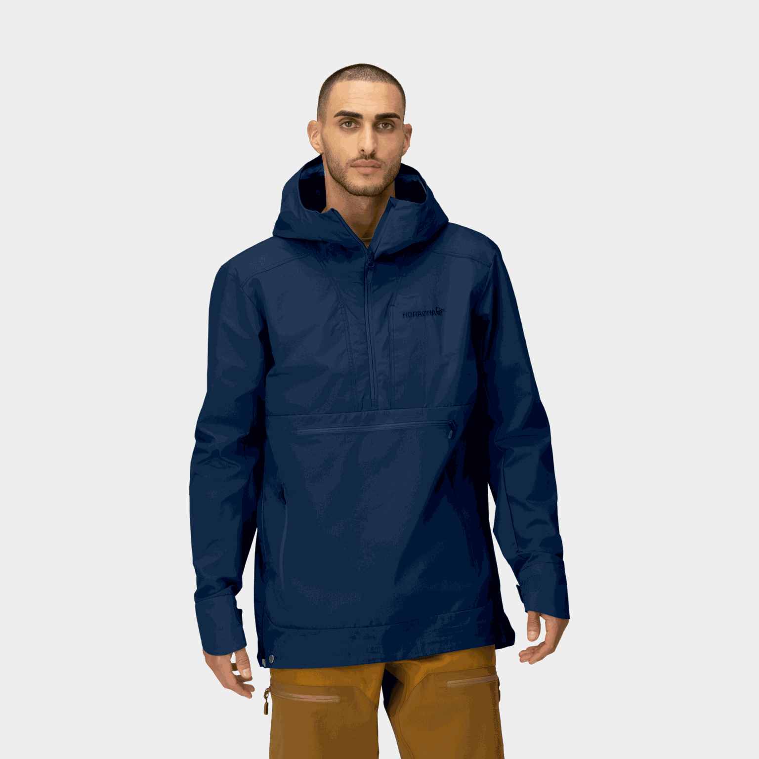 femund cotton Anorak, anorakk, herre - Mørk blå