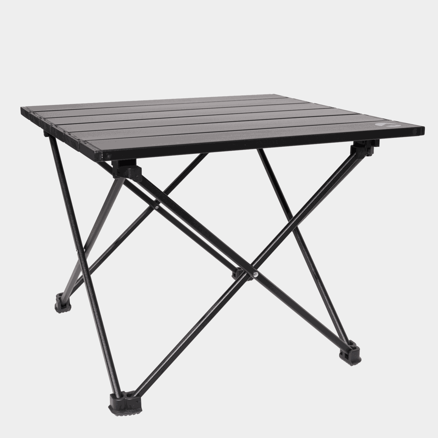  Kleine zwarte campingtafel