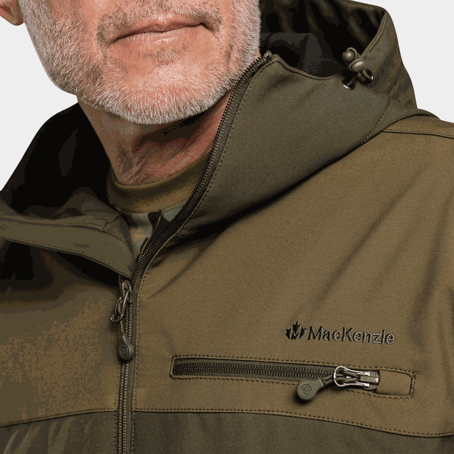 Razorback softshell dzseki, sötétzöld softshell dzseki
