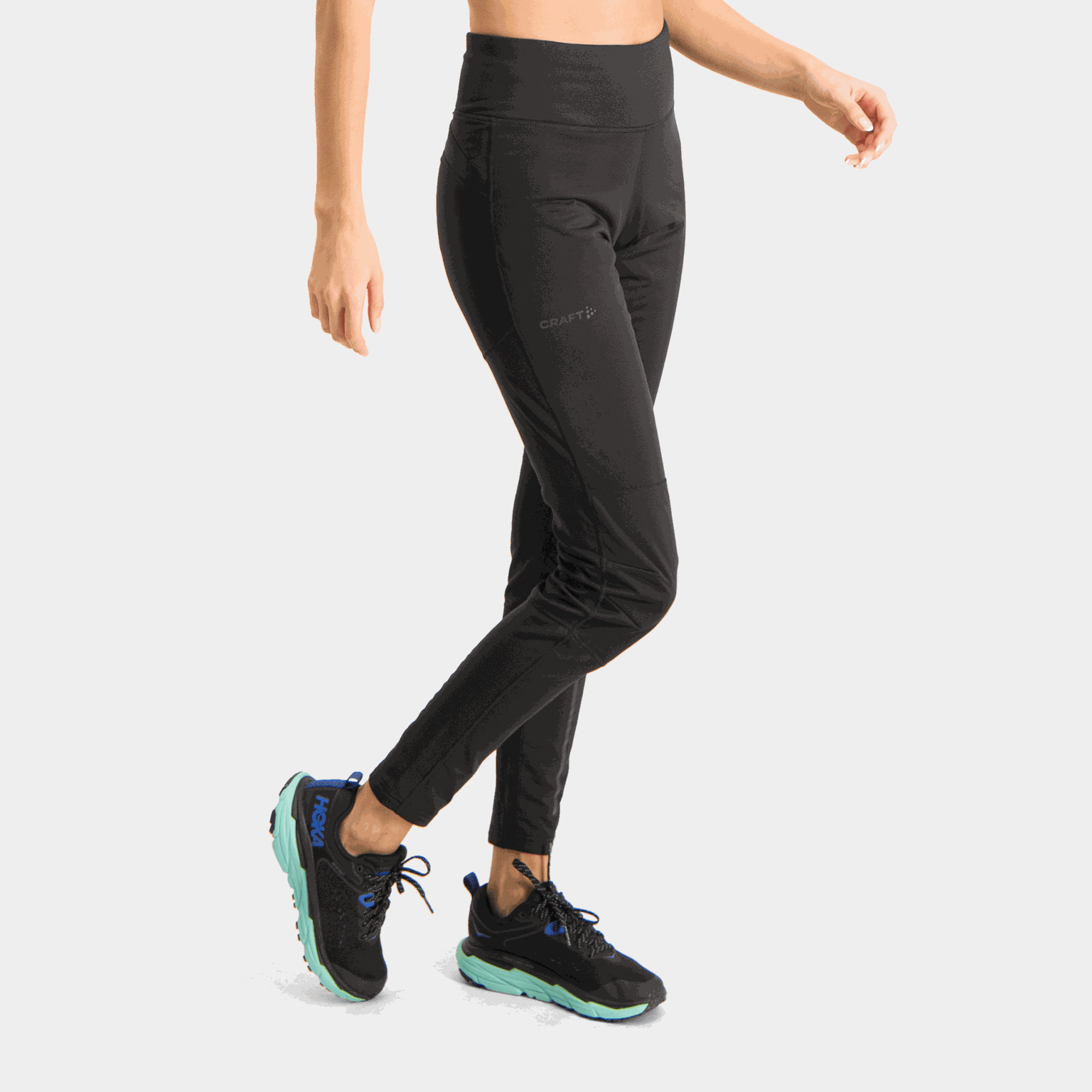 ADV Essence női szélálló sportleggings - fekete