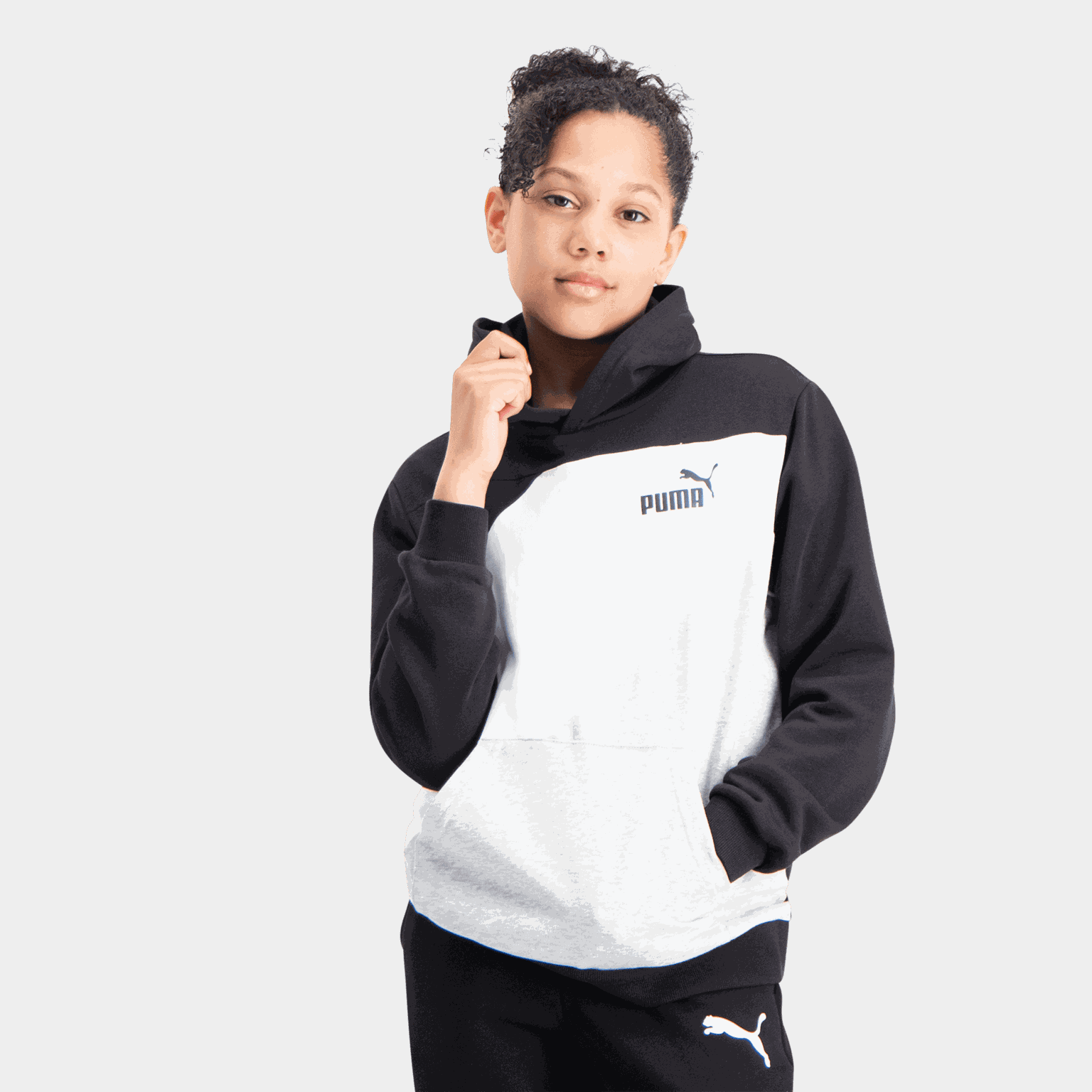 Power Colorblock TR B Hoodie, voor kinderen