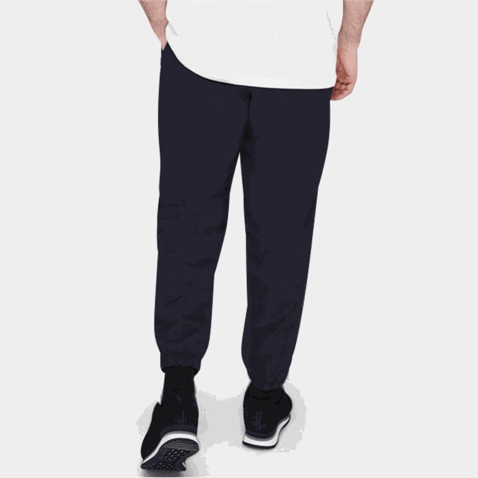 Calça de moletom masculina em tecido plano