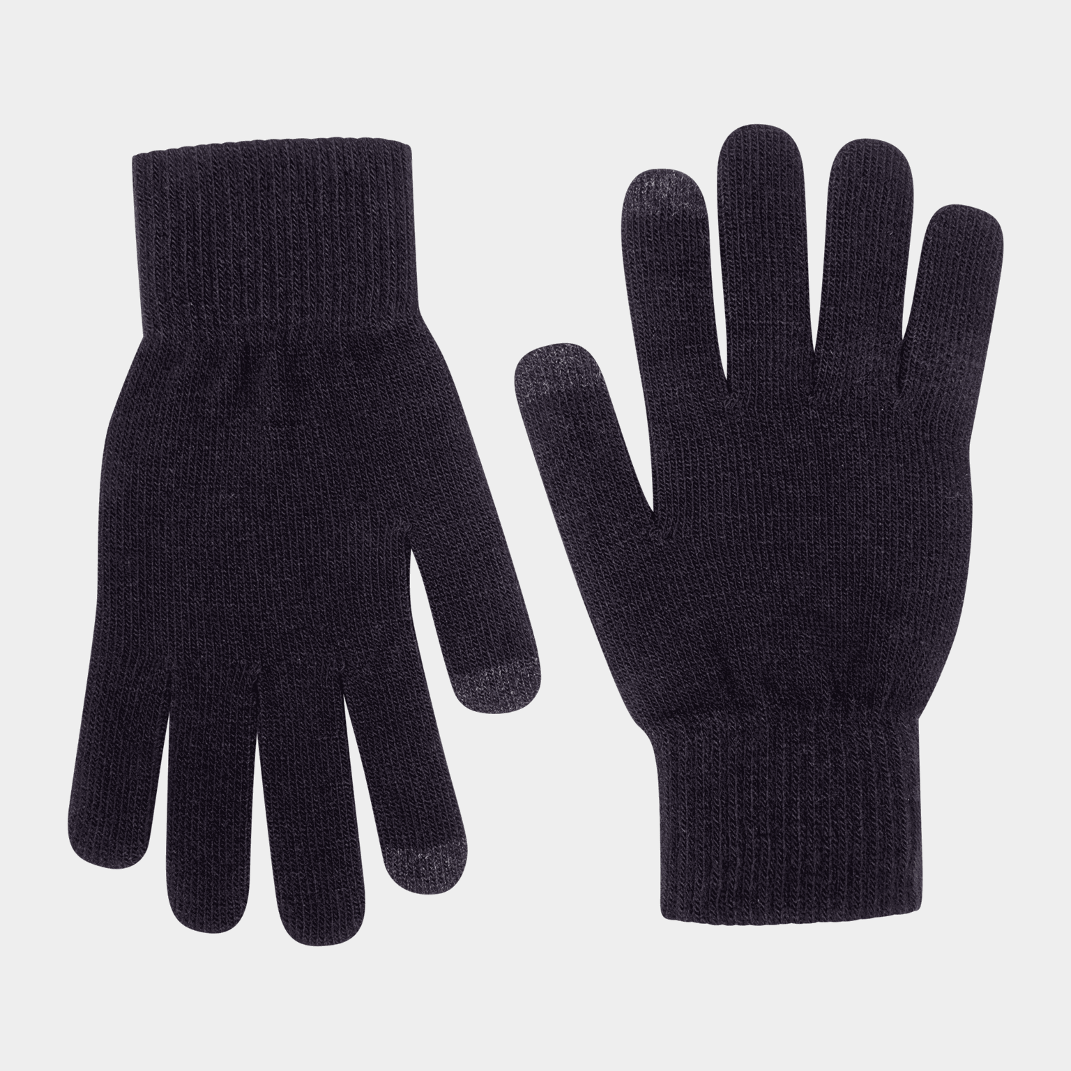Rosnos smarttouch glove 2-pack, hansker, unisex - Svart