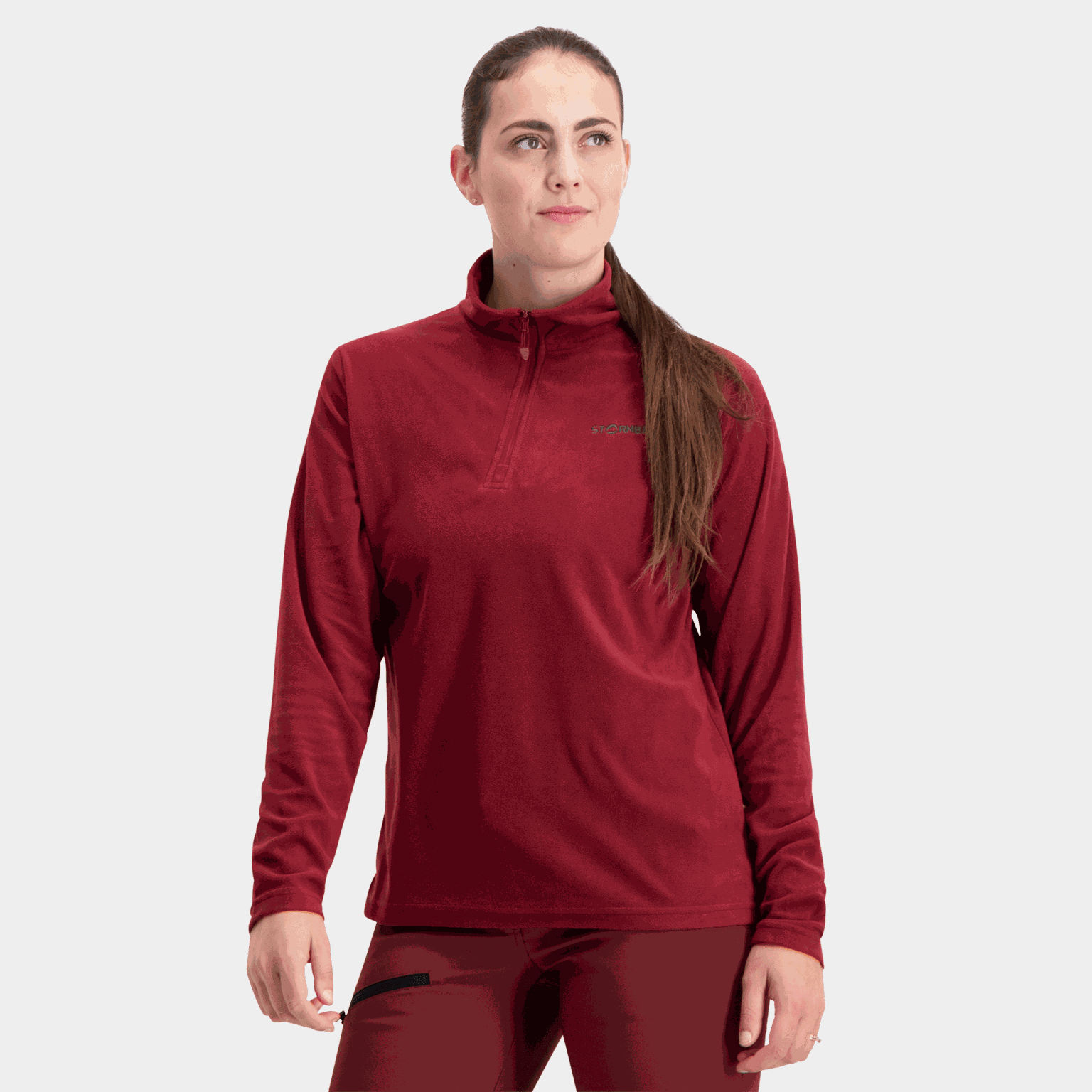  Dames Shield Rec W Fleece Hoodie met rits