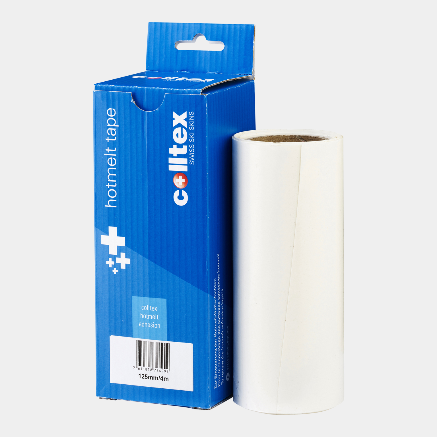Fita adesiva Collexx 125*4000 24/25 com verso adesivo -