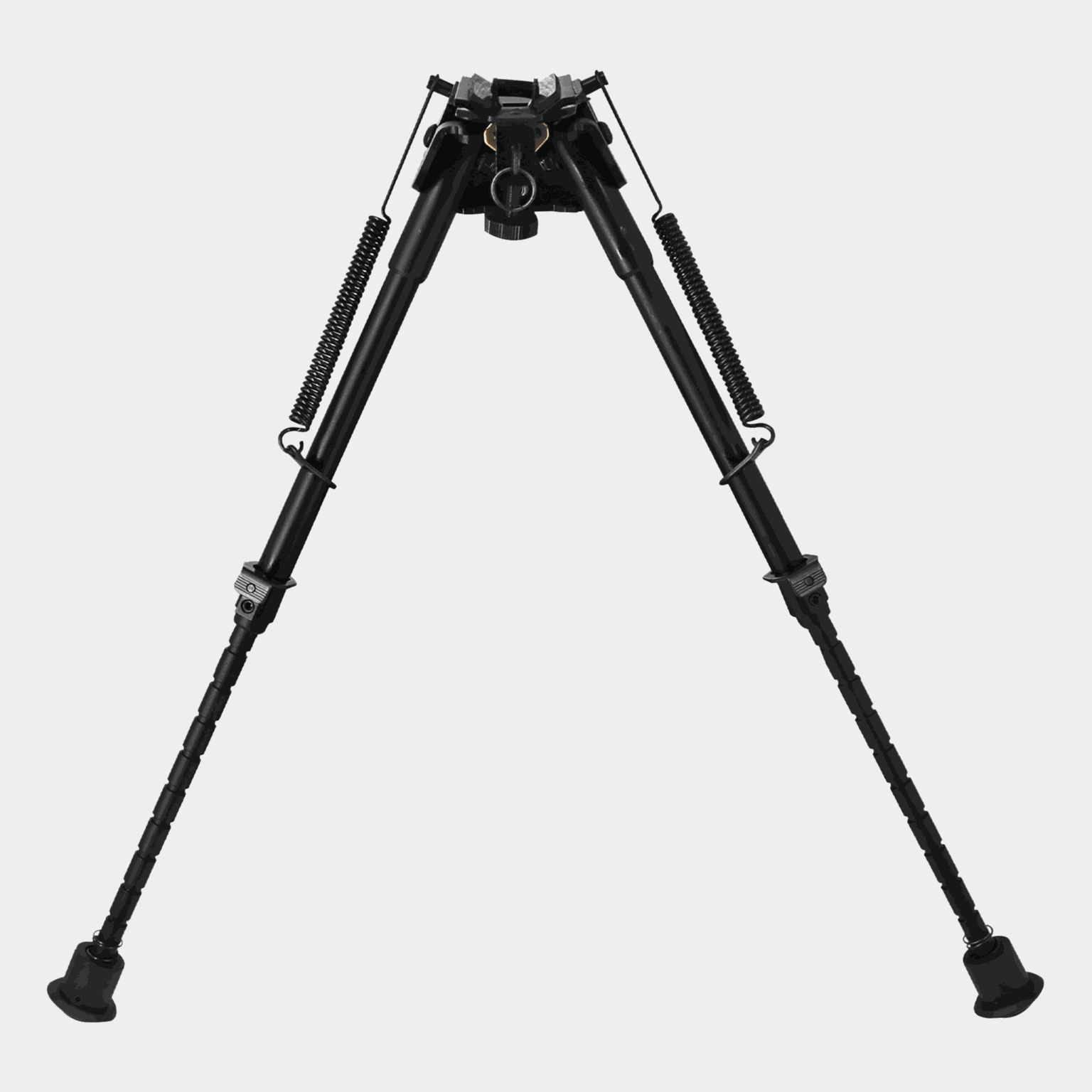 Bipod 22-33 cm, to-fot med vugge - Svart