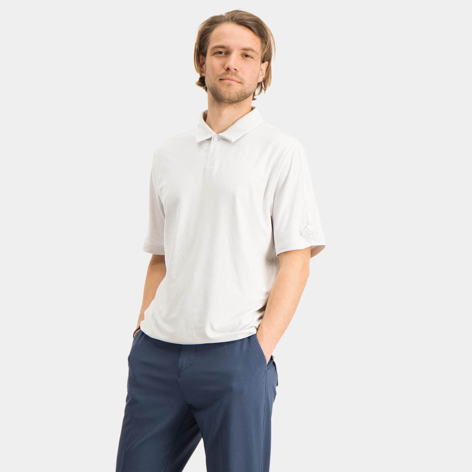  PRIMEGREEN Go-To Polo, Senior Polo – Biały