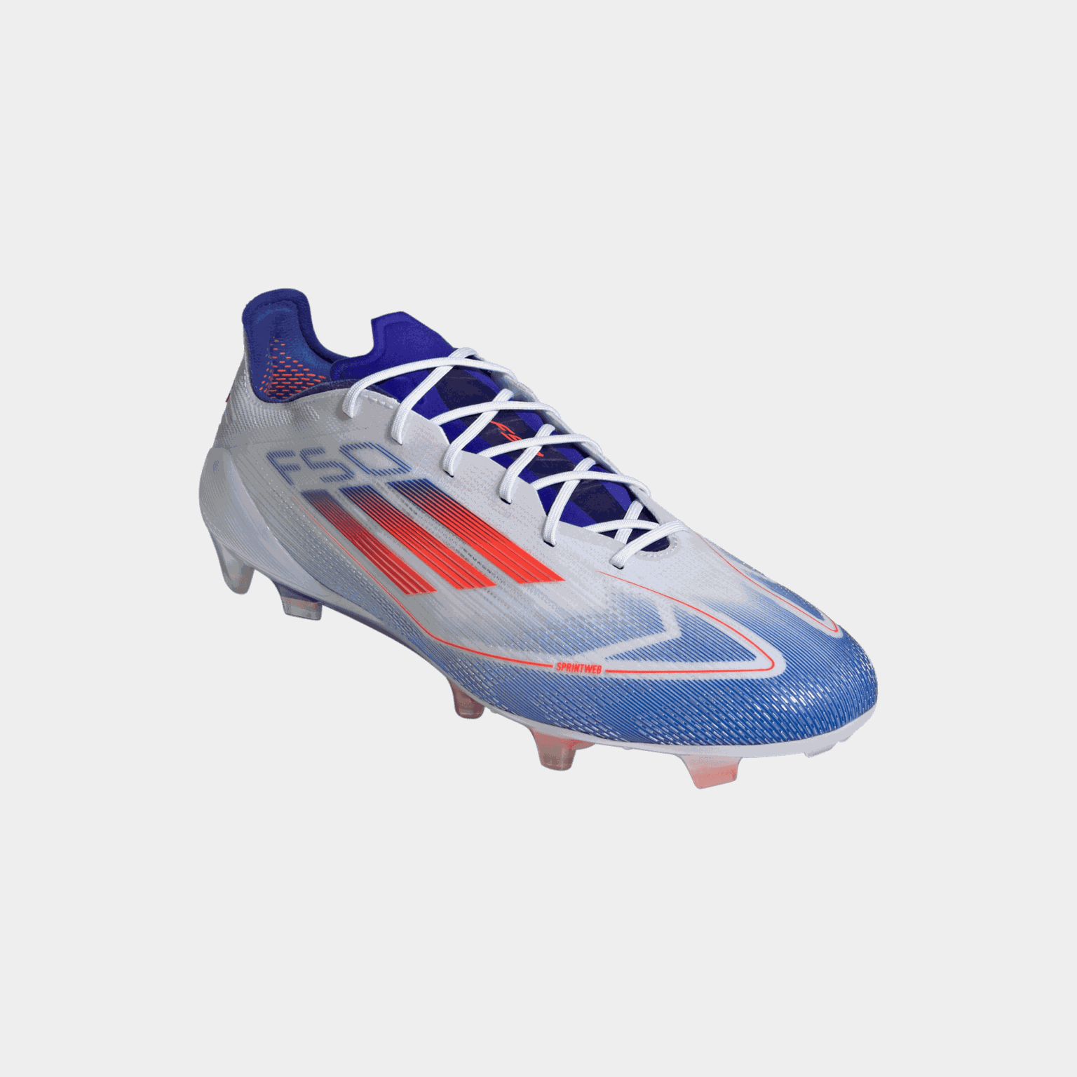  Chaussures de football F50 Elite FG Q3 24, unisexes, blanches