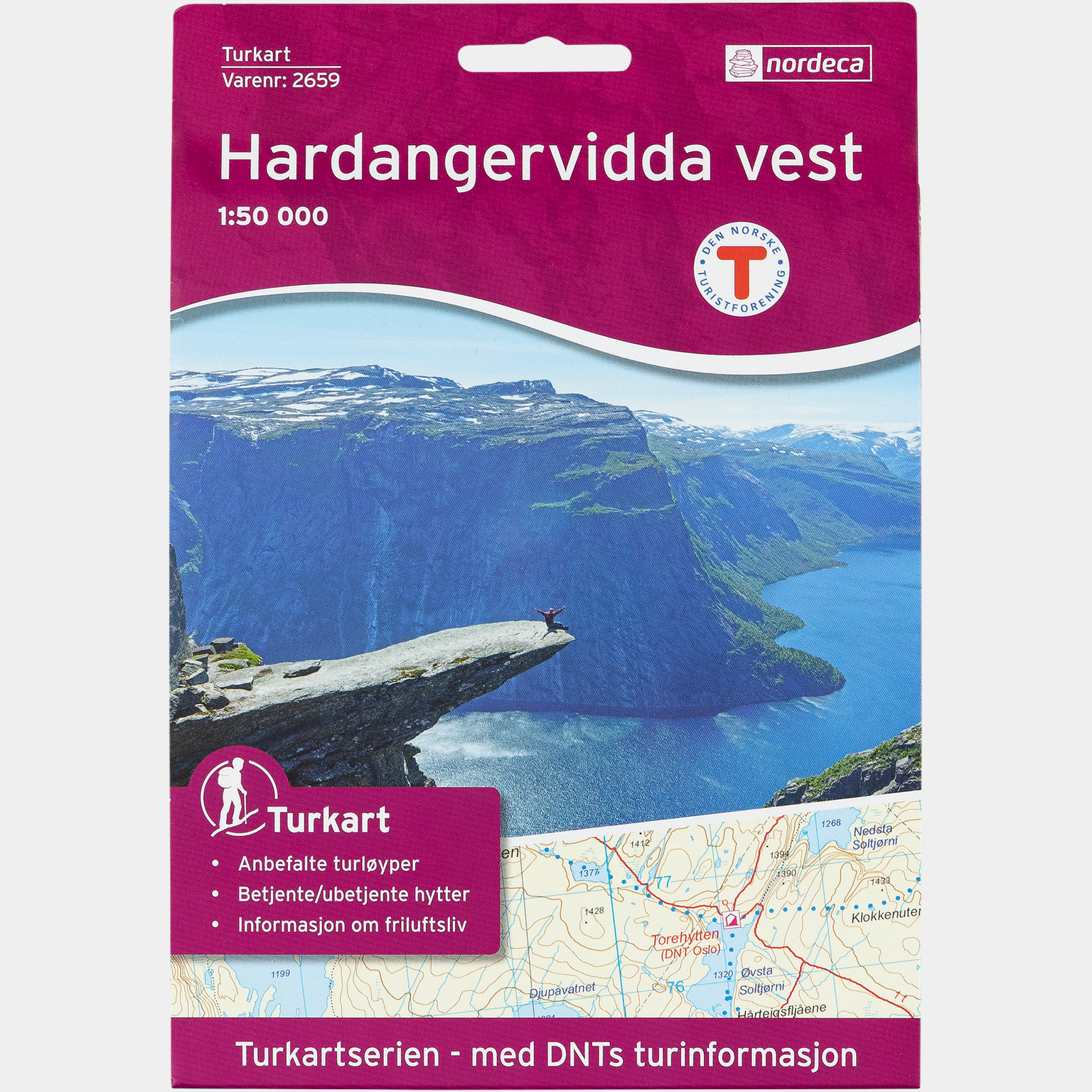  Hardangervidda West 1:50 000 -