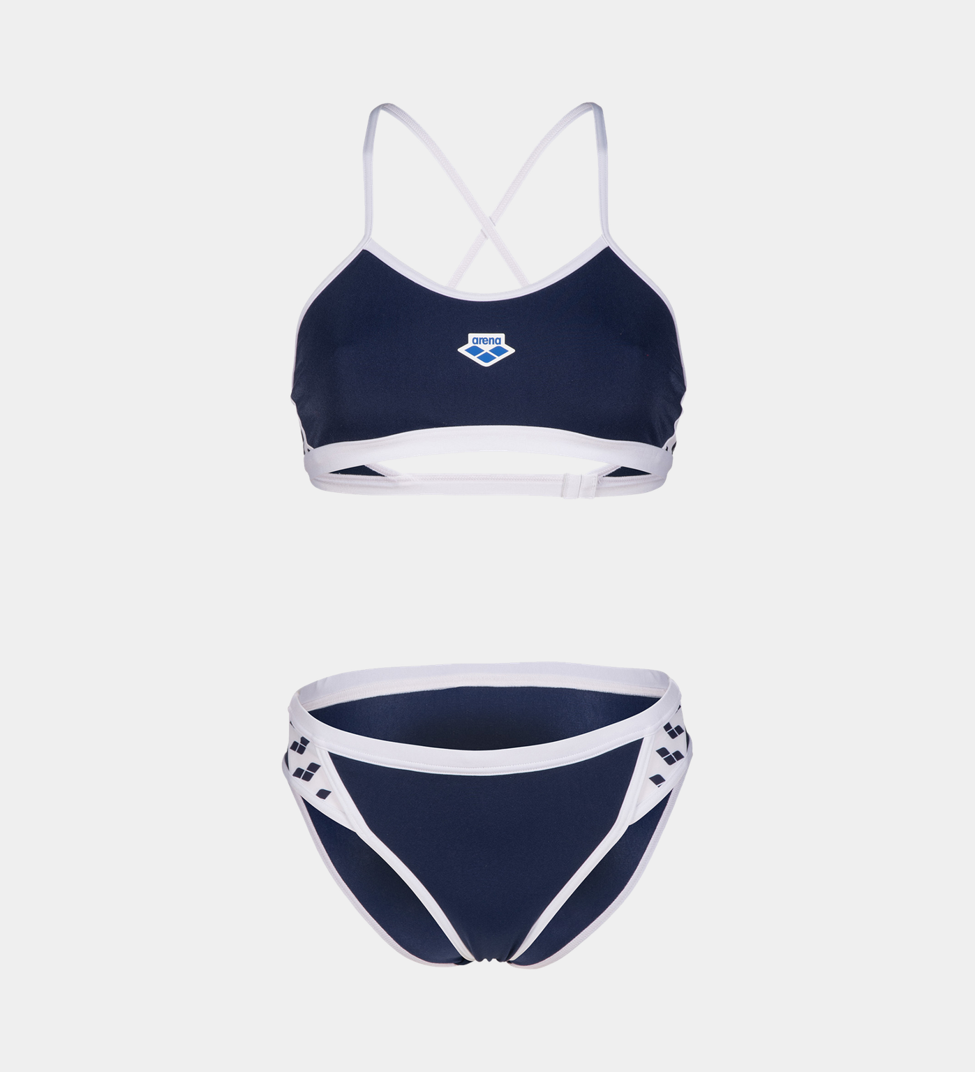  Dwuczęściowy komplet bikini Icons Team dla kobiet – ciemnoniebieski