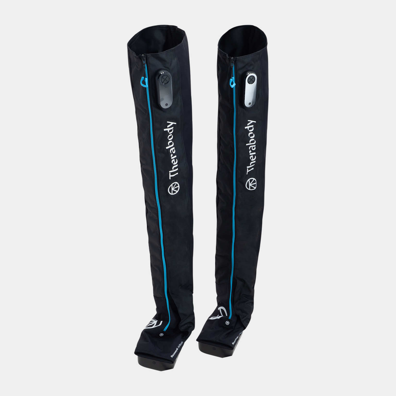 Therabody Recoveryair Jetboots Integrated Pneumatic Compress, kompresjonsstøvler unisex - Svart