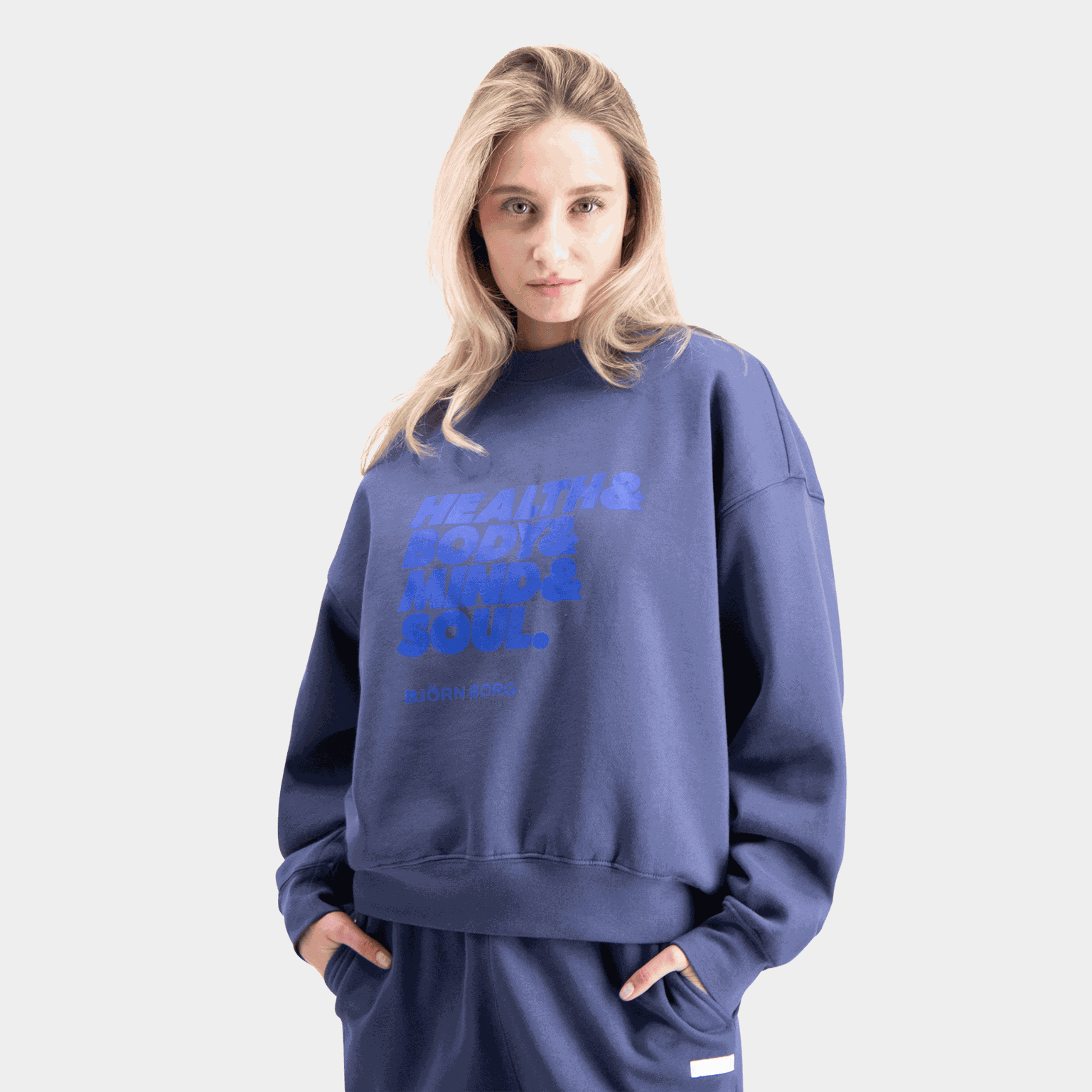 Oversized sweatshirt van Studio voor dames - blauw