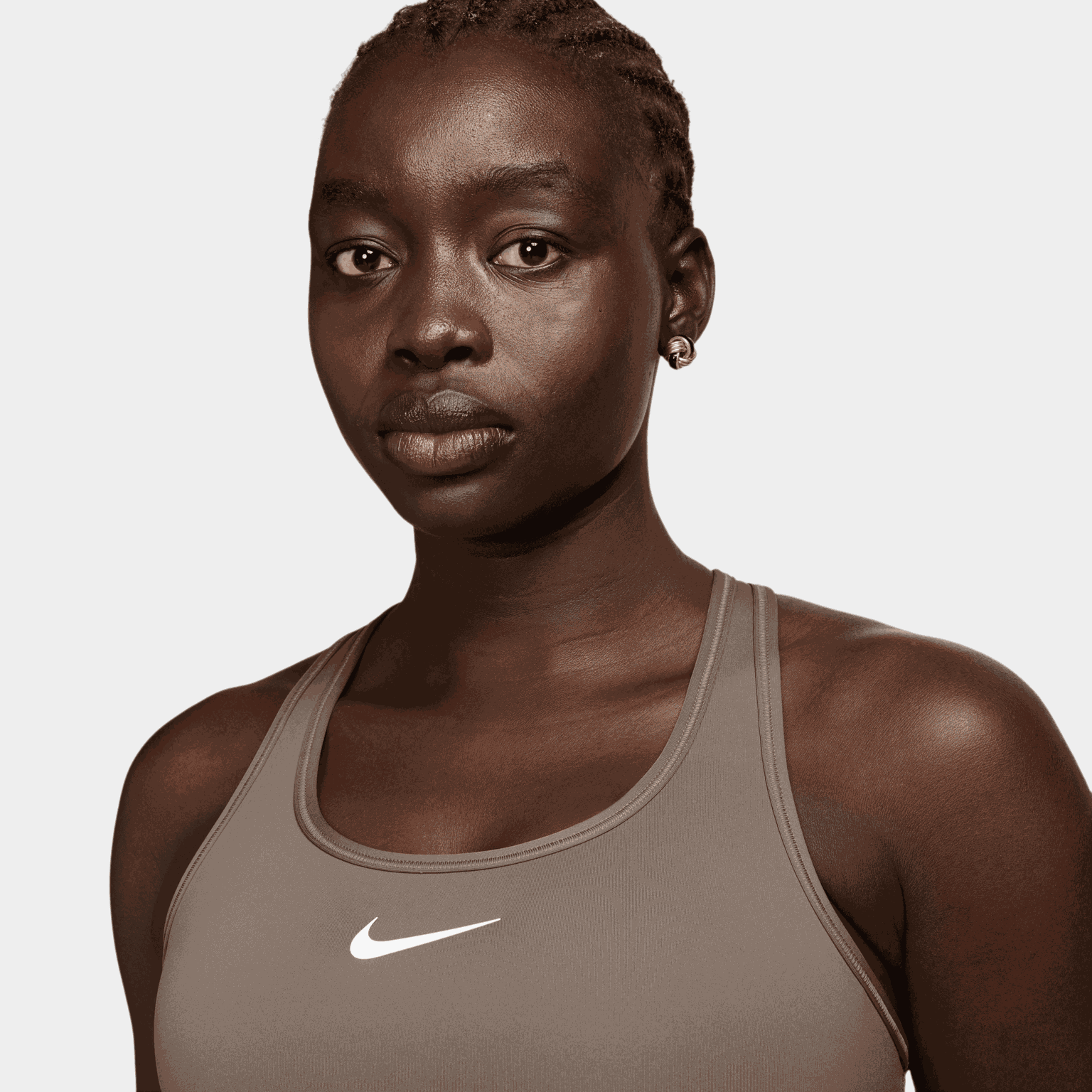 Sportovní podprsenka Swoosh Medium, Dámská sportovní podprsenka