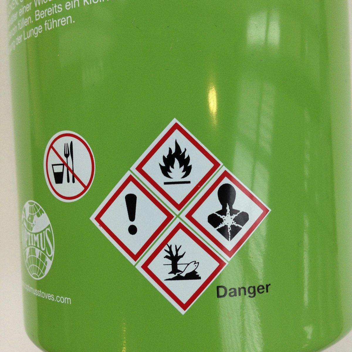  Optimus Green 0,4 l-es üzemanyagpalack -