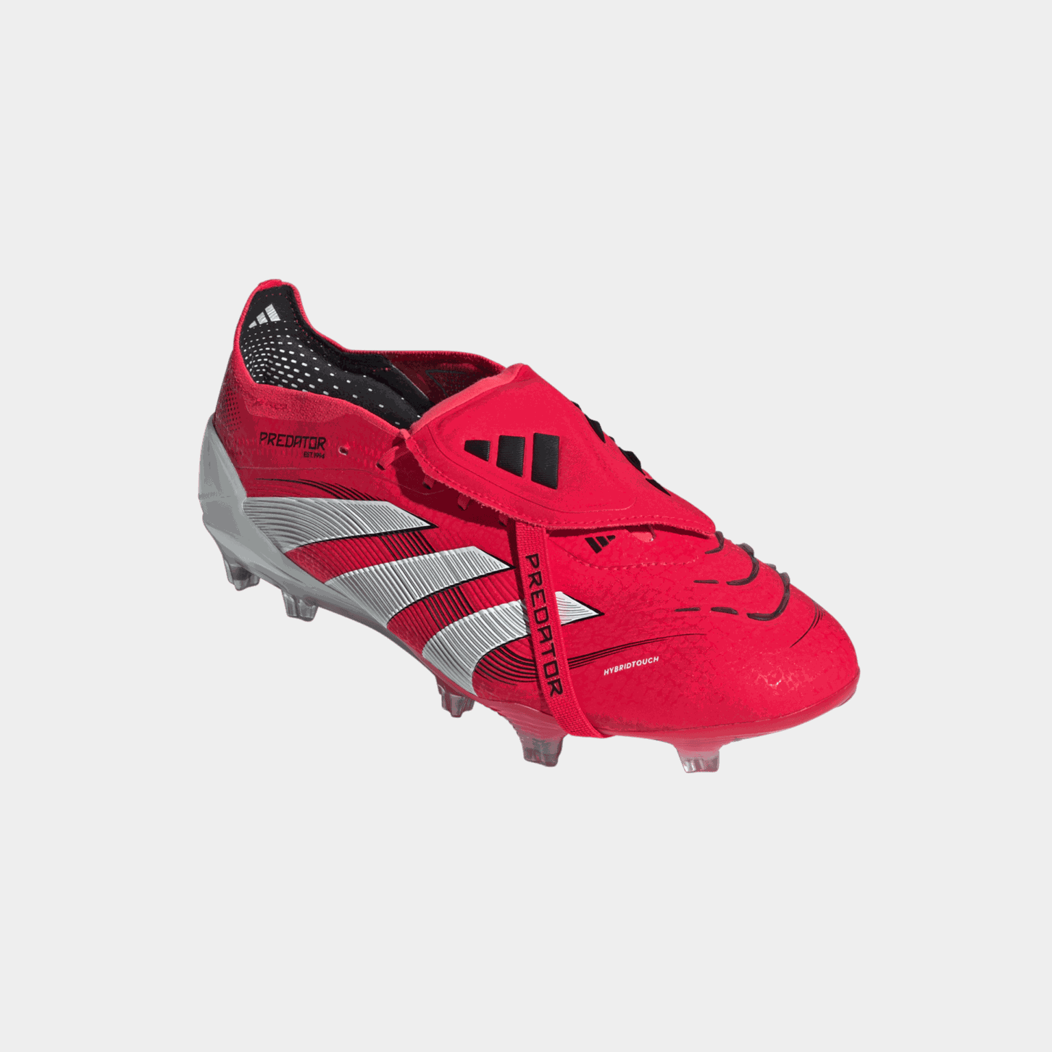 Chaussures de football Predator Elite à languette repliable FG, pour gazon, unisexe
