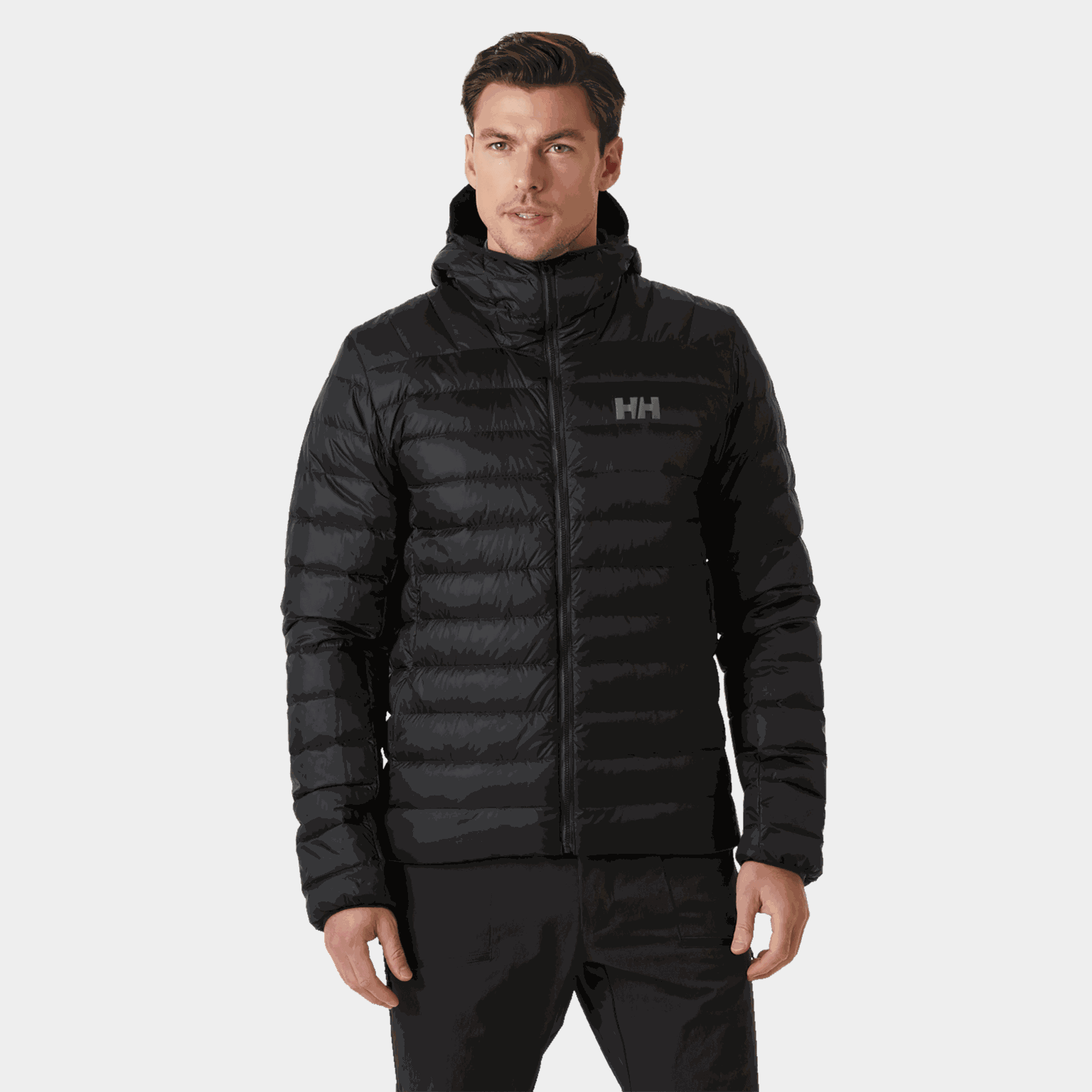  Doudoune à capuche Verglas 2.0, Doudoune homme - Noire