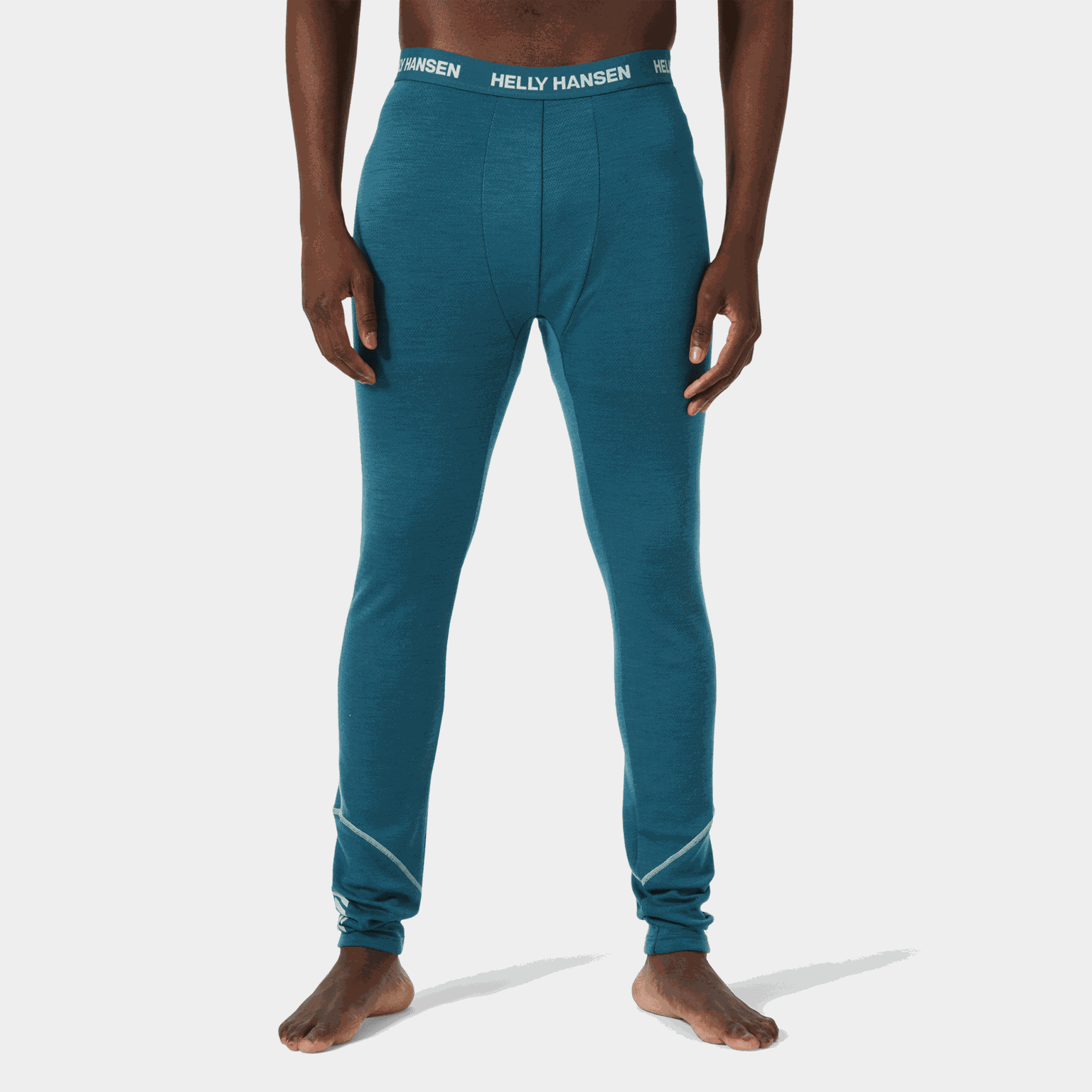  Pantaloni lunghi da uomo LIFA in lana merino di peso medio - Verde scuro