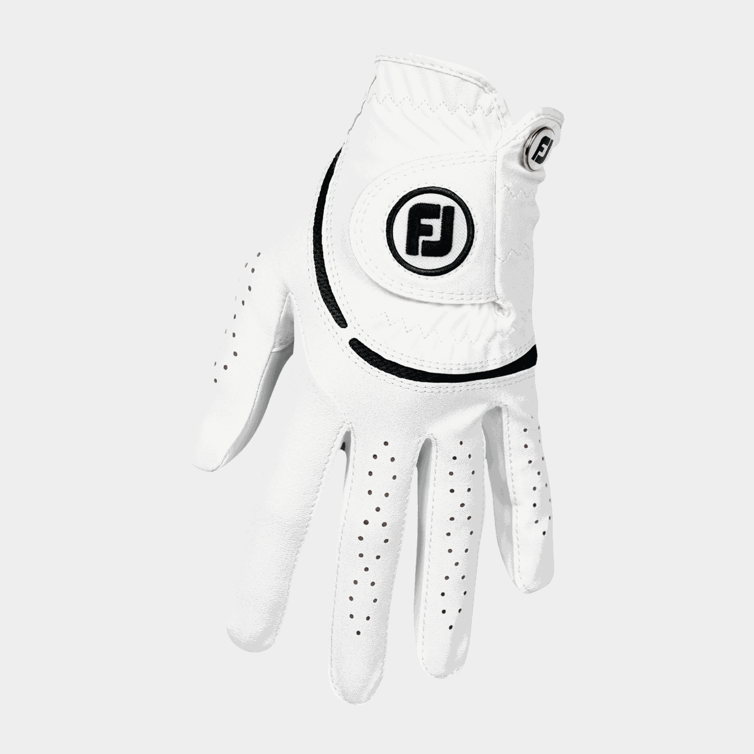 Luvas de golfe femininas Weathersoft (para canhotos) - brancas