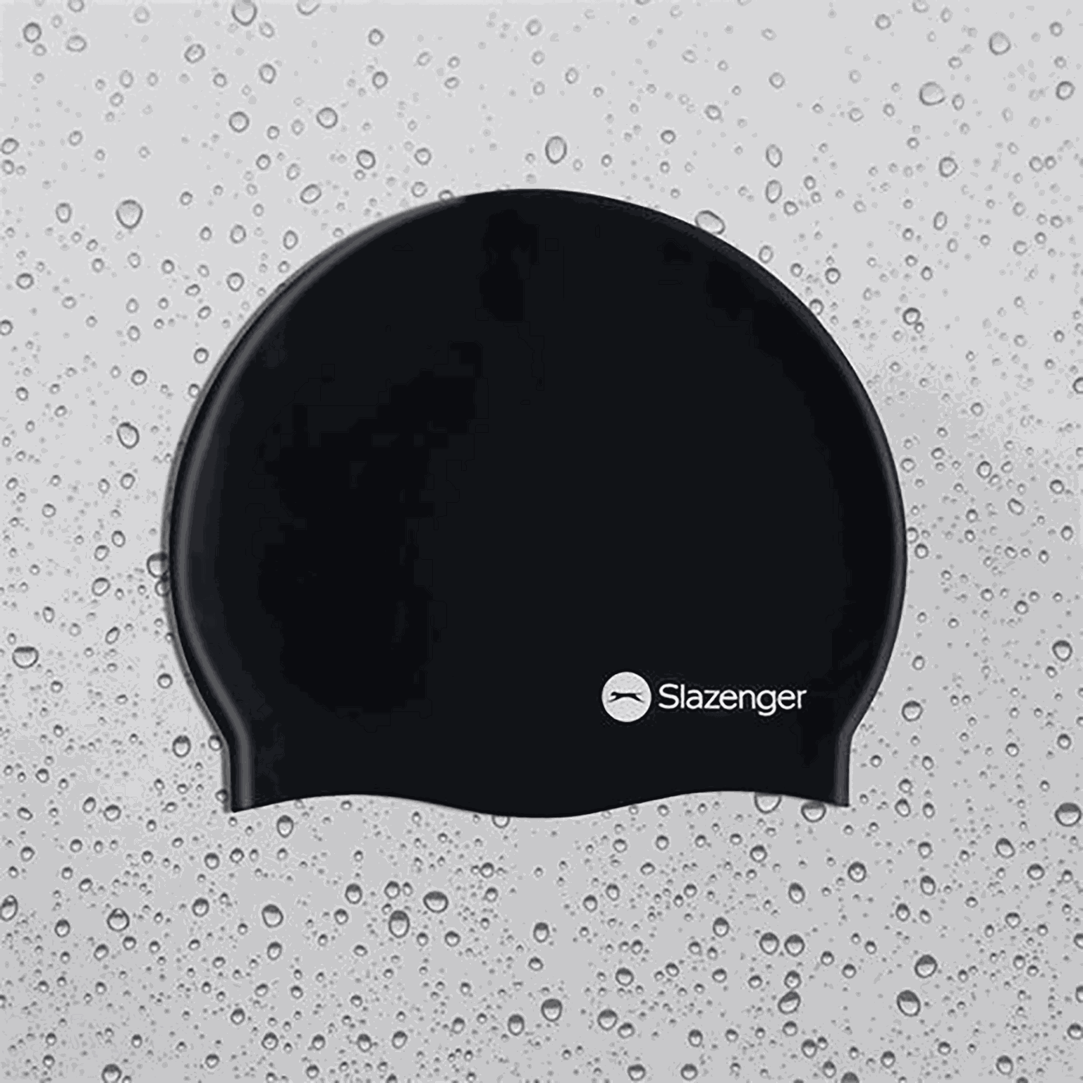 Silicone Cap, badehette, unisex - Svart