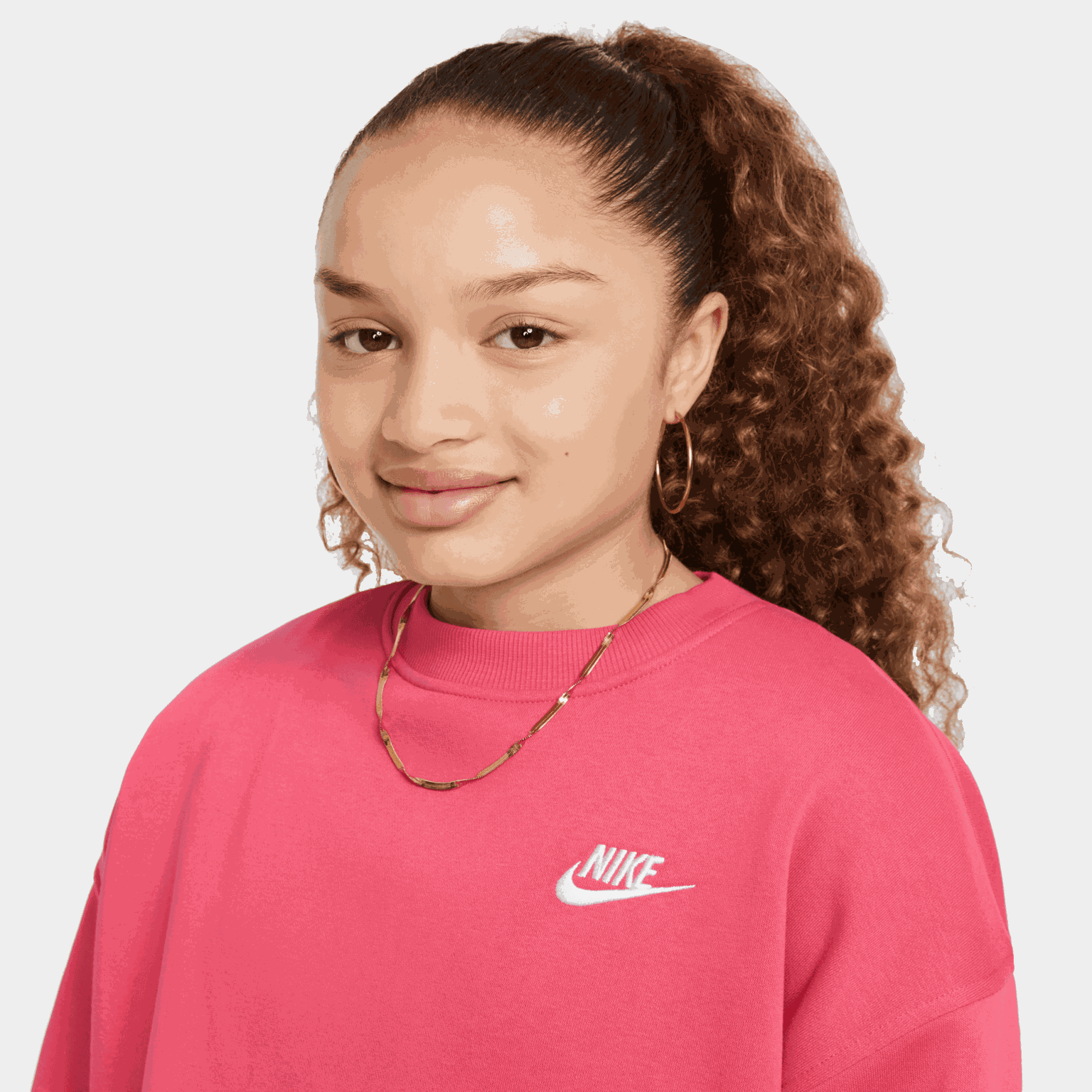  Nike Sportswear Club Fleece Junior Varsity Hoodie – Roze