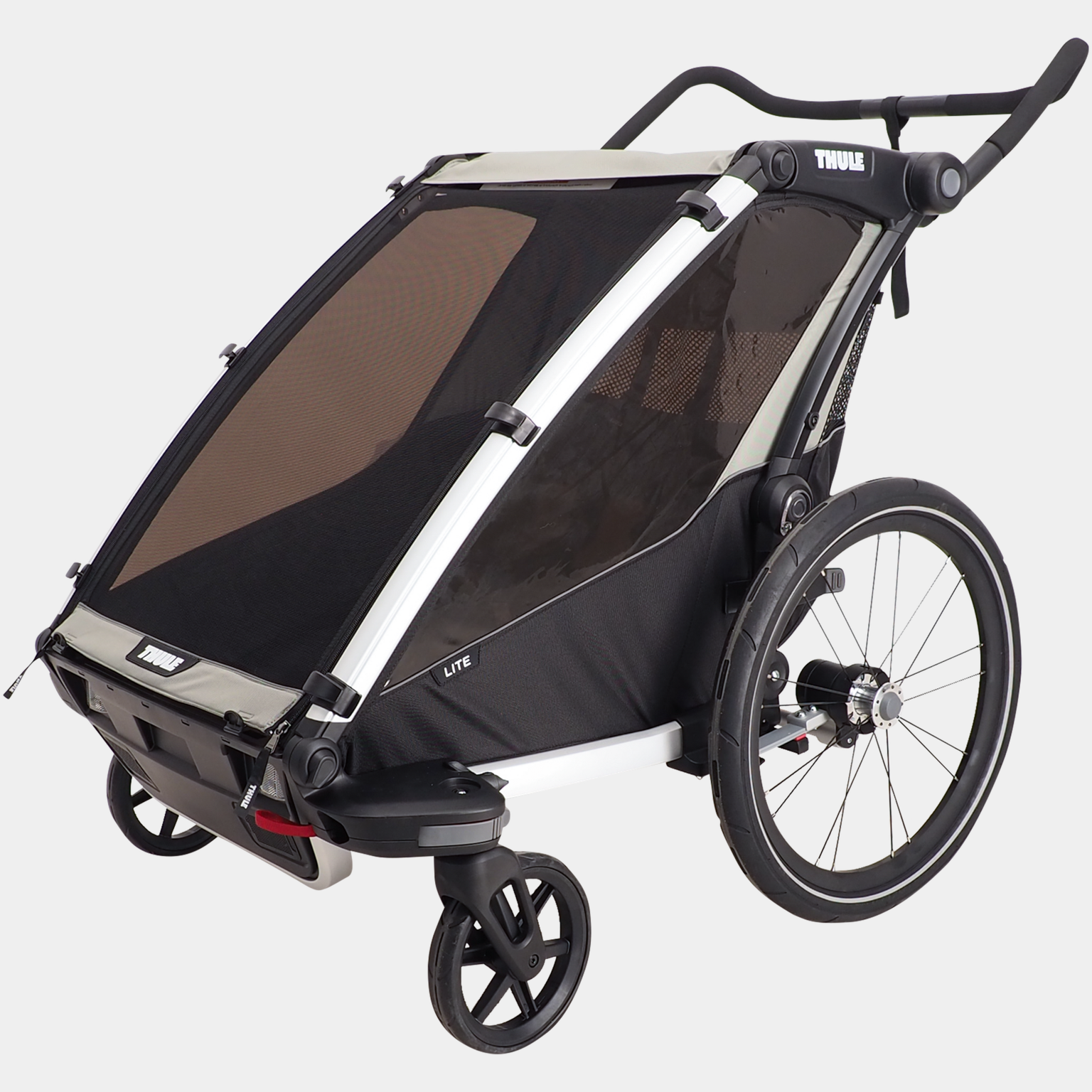  Przyczepka Chariot Lite 2-Bike z mocowaniem do wózka – niebieska