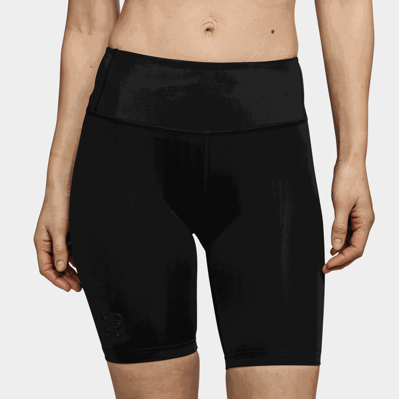 Bikelenghth Running Tights, treningsshorts, dame - Svart