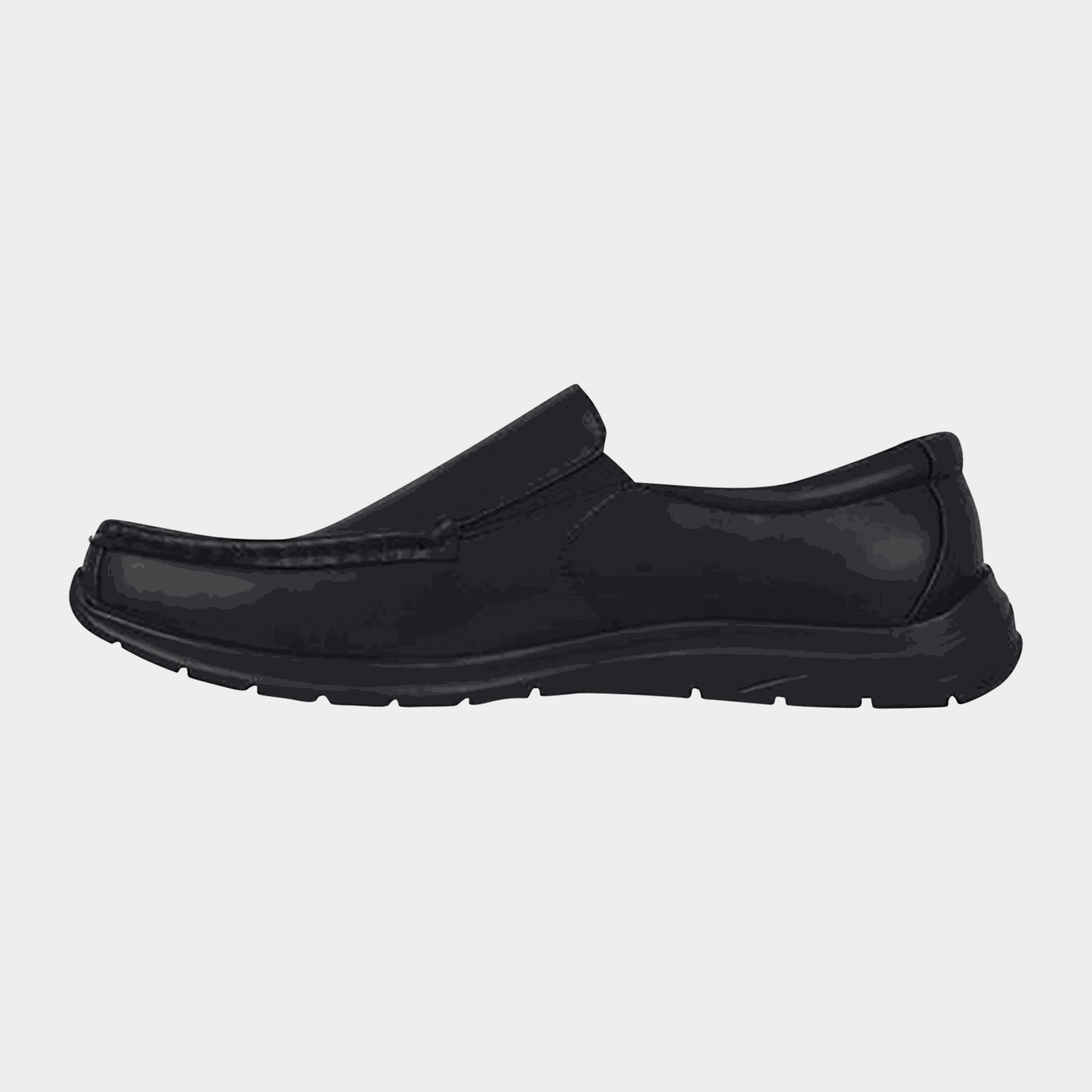  Bexley heren slip-on sneakers - zwart