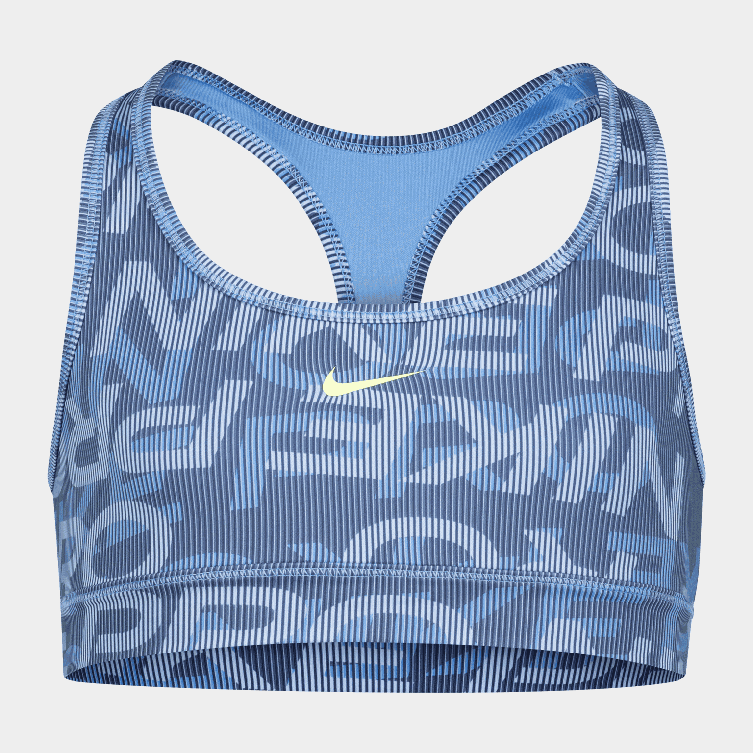  Dri-FIT Pro sportbeha voor meisjes, kindermaat, blauw.