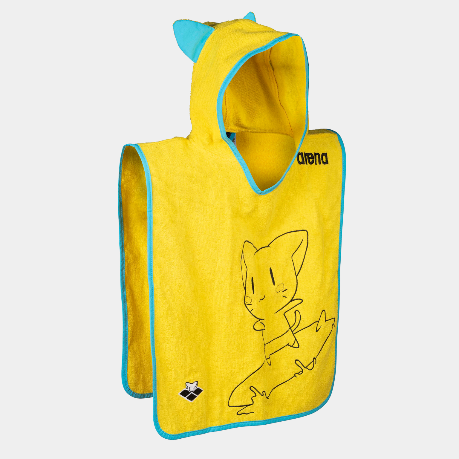  Poncho e toalha infantis da Friends - Amarelo