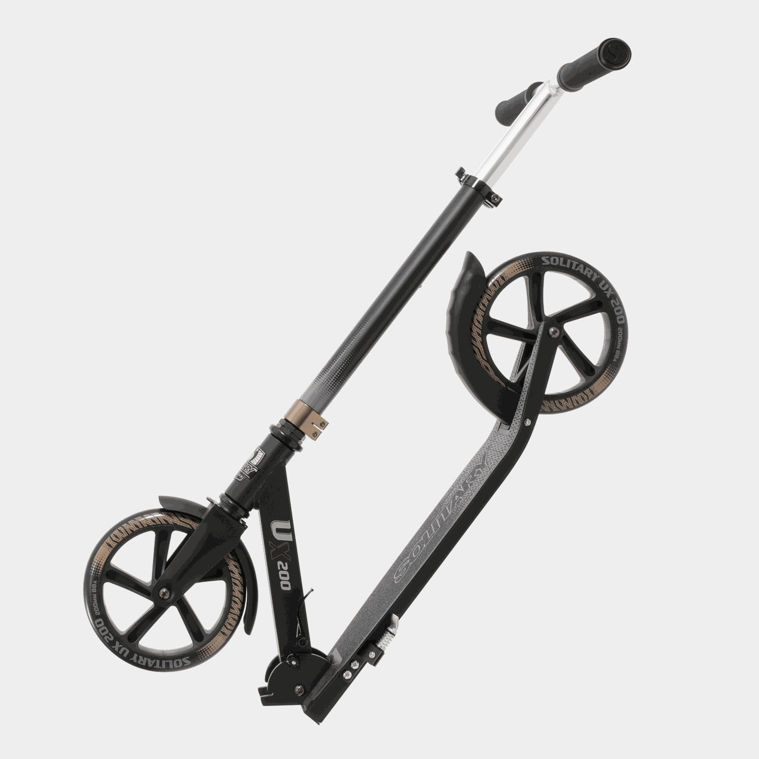 UX 200 elektrische scooter, scooter voor kinderen en jongeren – zwart
