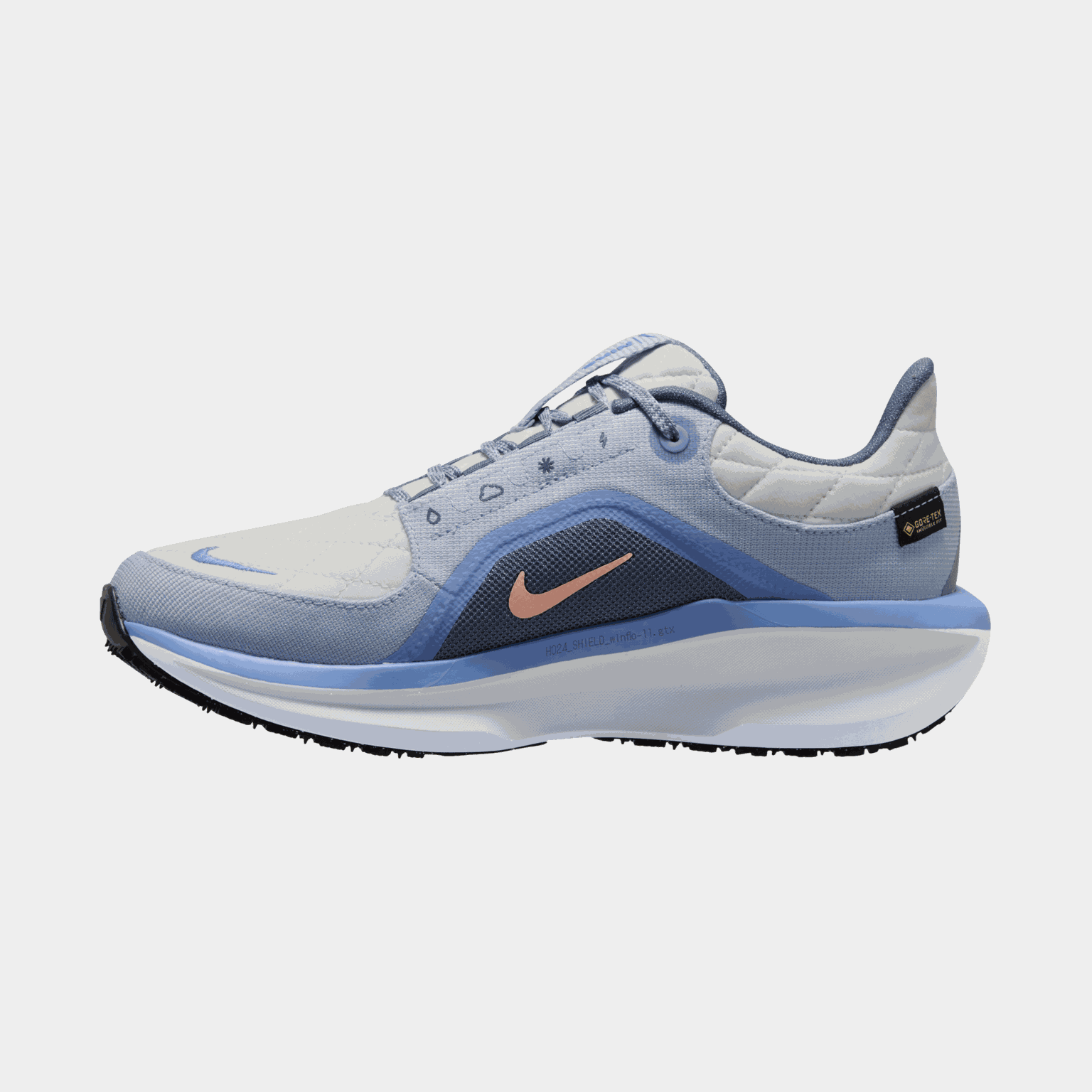 Wodoodporne buty do biegania Winflo 11 Gore-Tex damskie – czarne