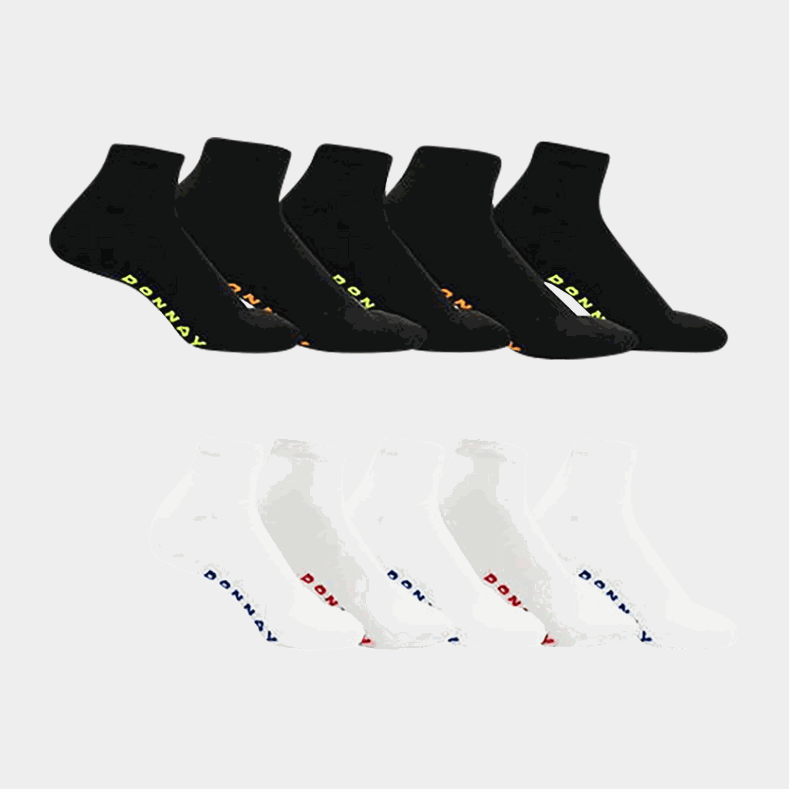  Verpakking met 10 paar unisex slippers en sokken