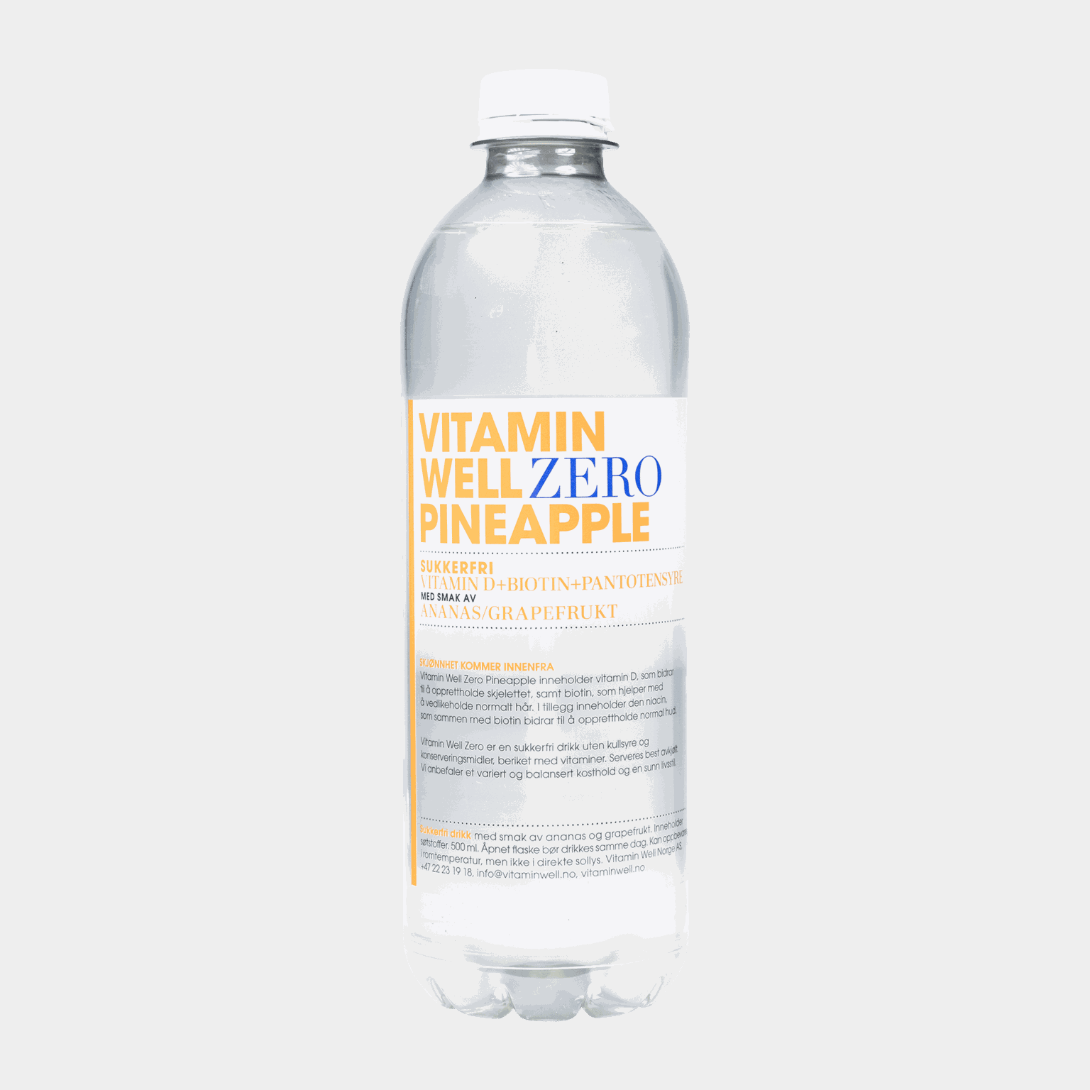 Vitamin Well Zero sportdrank met ananas -
