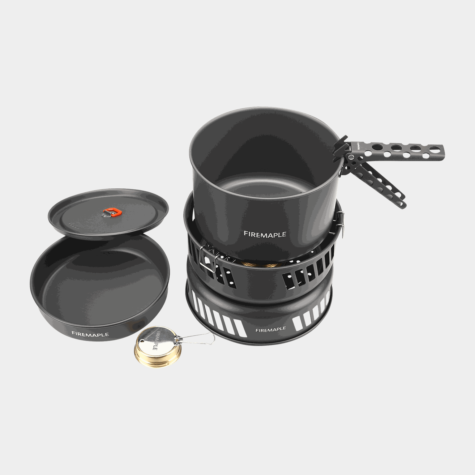  Ensemble de cuisine avec réchaud à alcool, cuisine de secours avec réchaud à alcool -