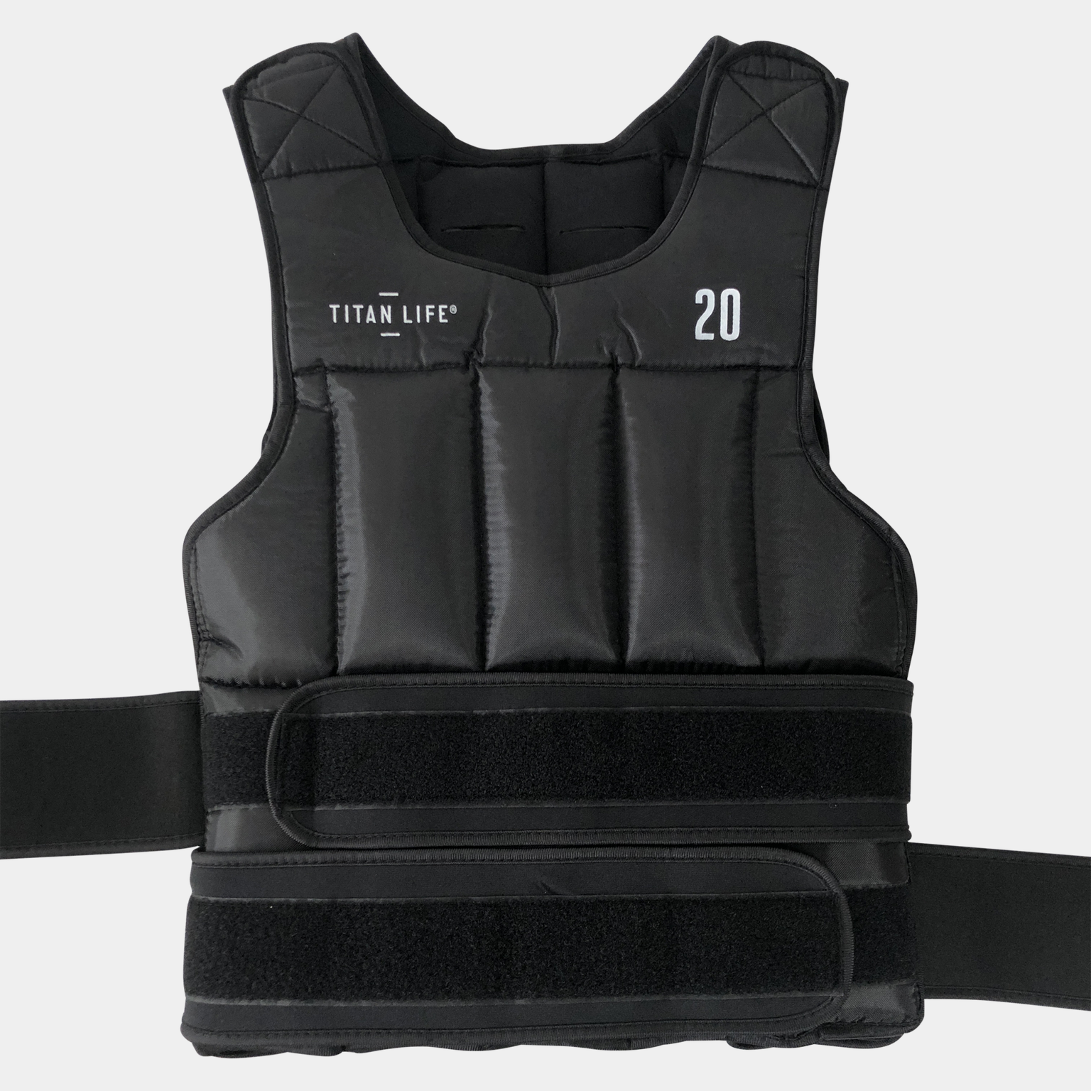  Kamizelka obciążeniowa Titan Life – 20 kg, czarna