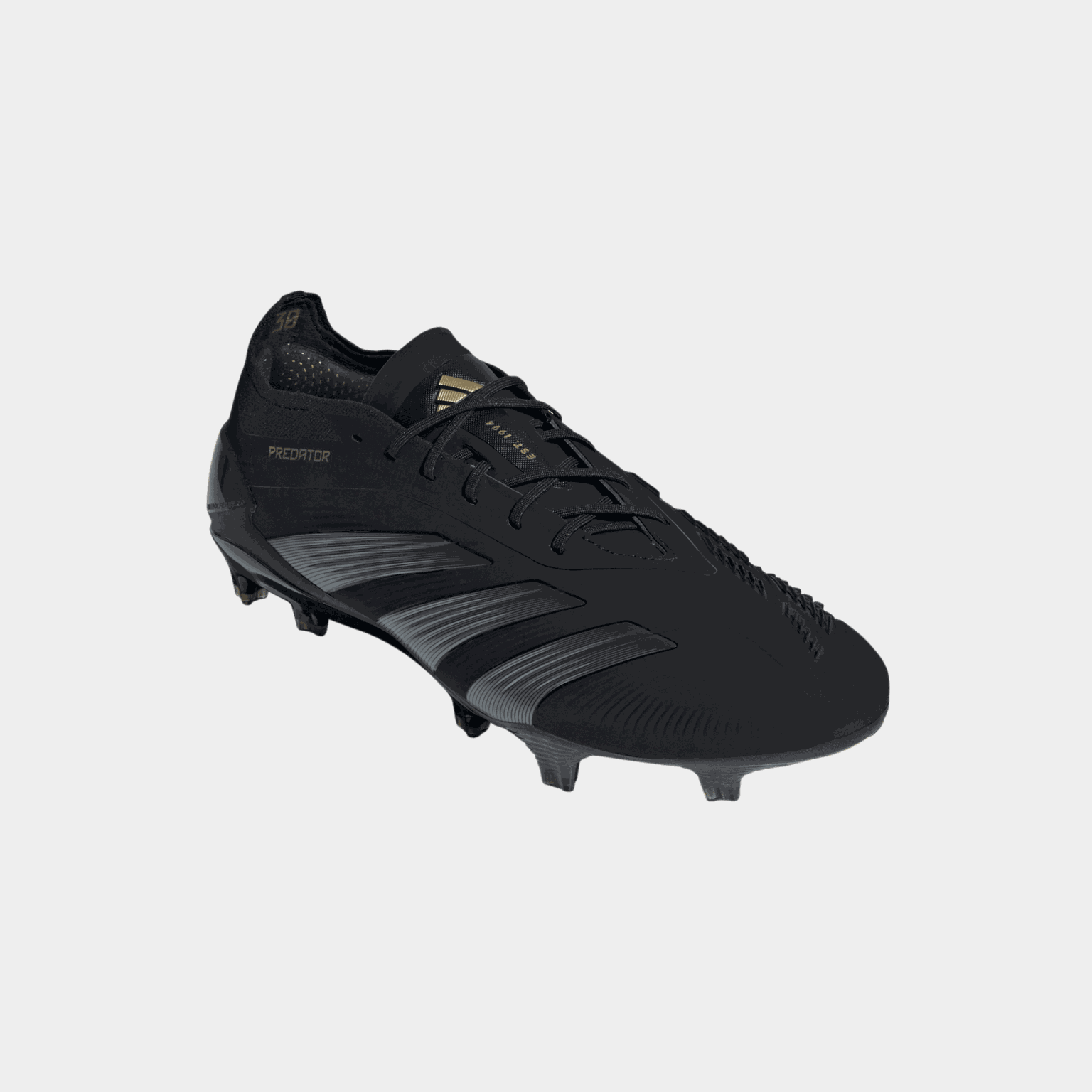 Predator Elite FG Q3 24, fotballsko gress, unisex - Svart