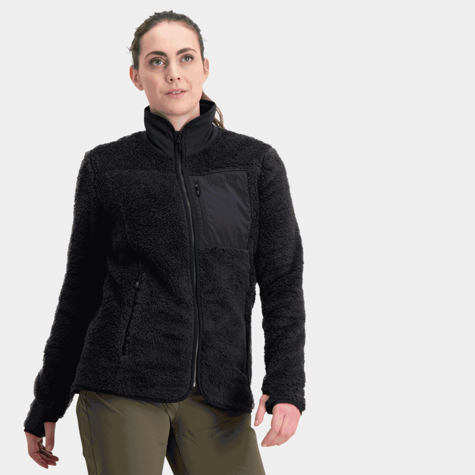  Veste Femund Warm3, veste polaire, femme - noir