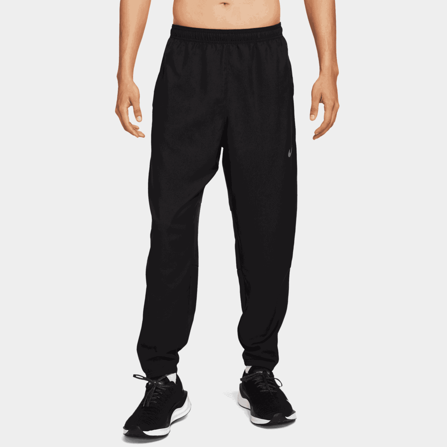 Pantaloni da corsa Challenger da uomo in tessuto Dri-FIT - Neri