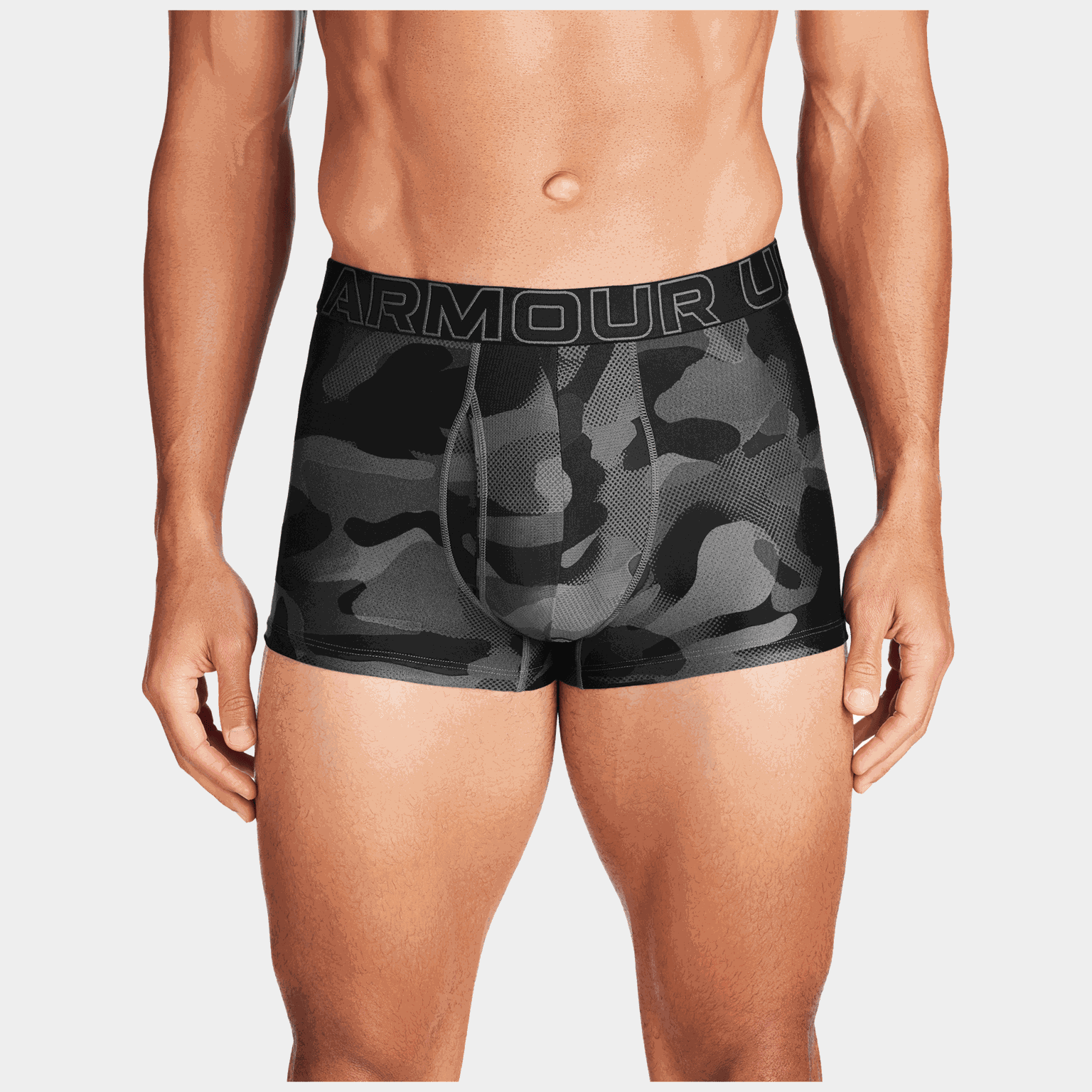 Performance Tech boxershorts voor heren, 7,6 cm (3-pack) - Zwart