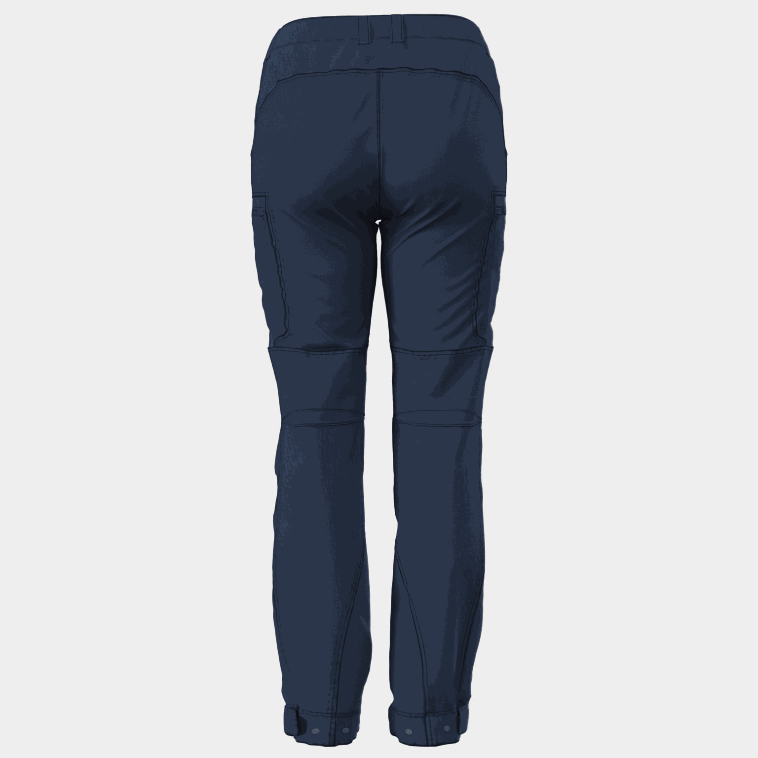  Spodnie trekkingowe damskie Fulu Hike W Hybrid Stretch – ciemnoniebieskie